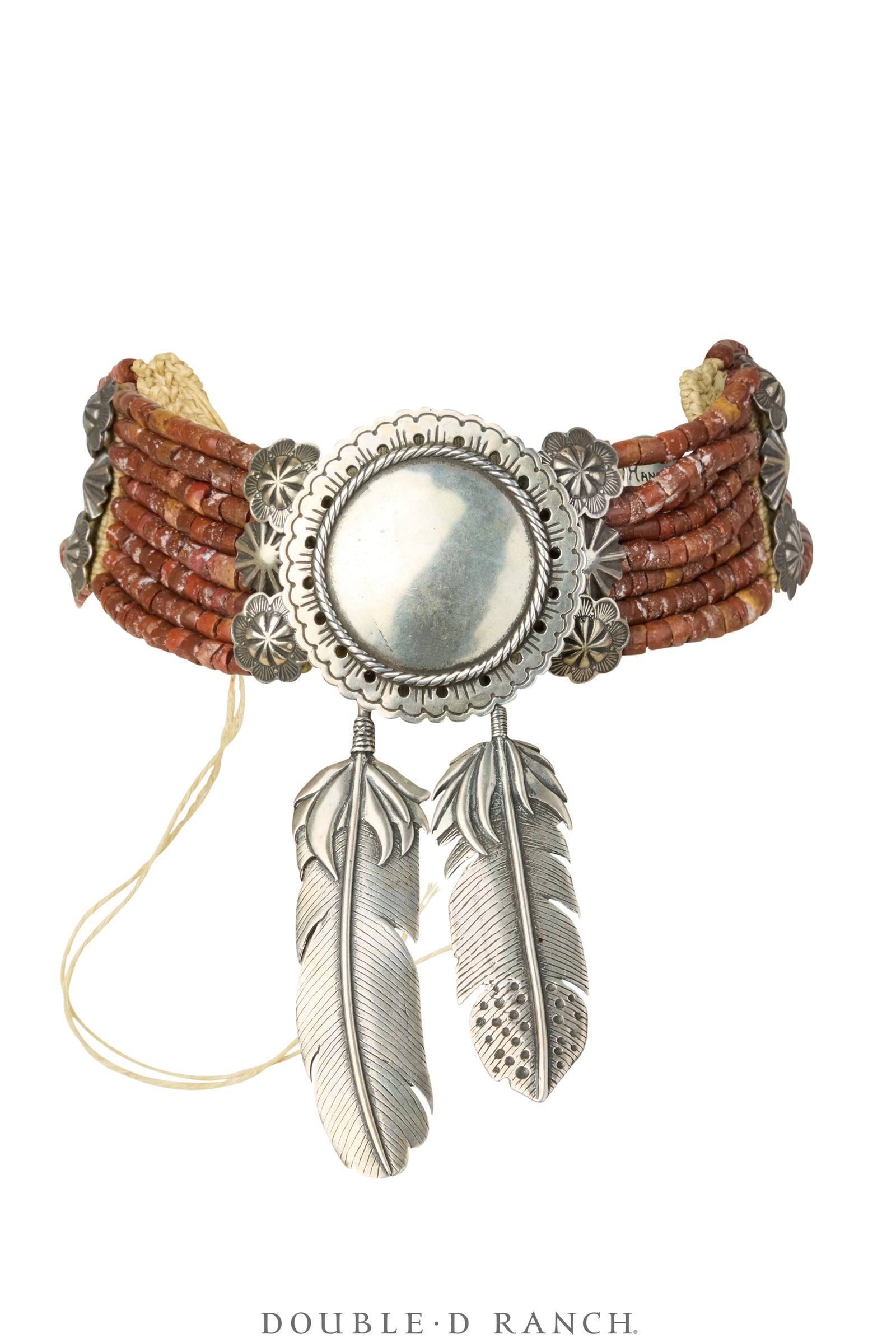 Necklace, Mummy's Bundle, Choker, Agate, Vintage, 3783