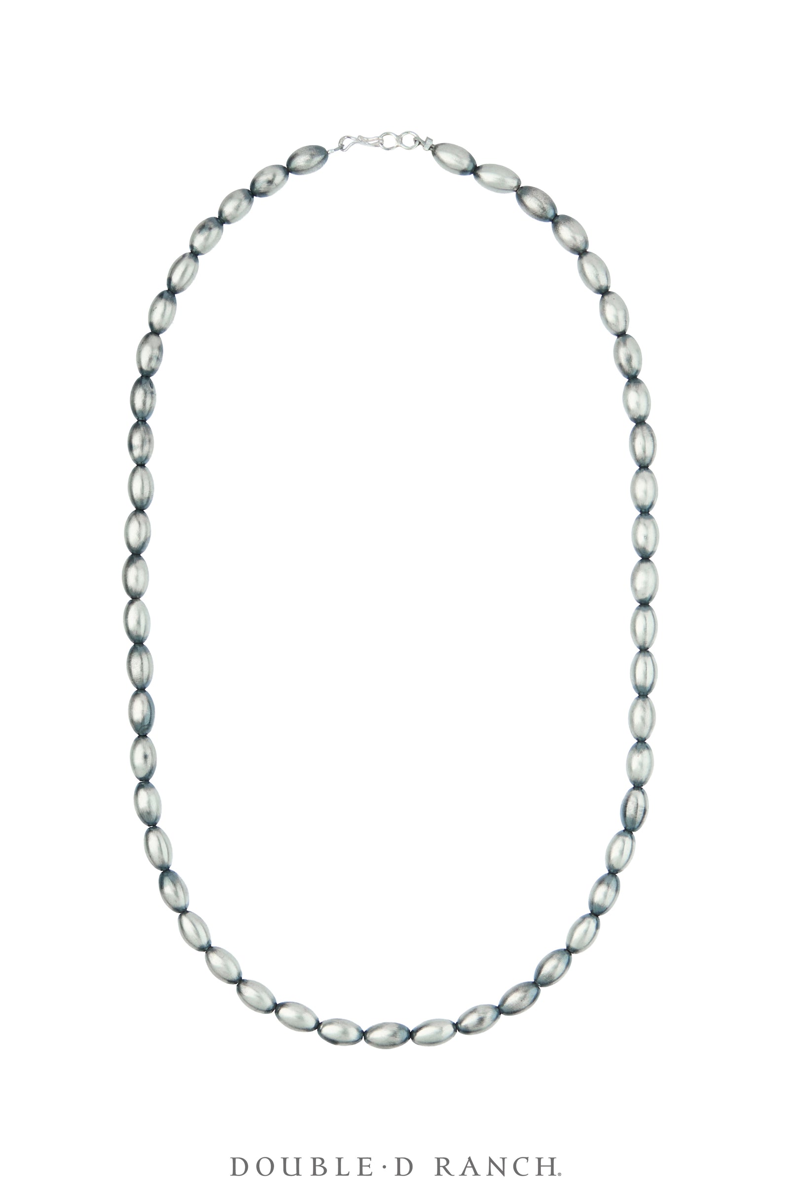 Necklace, Desert Pearl, Sterling Silver, Melon Bead, Contemporary 22", 3799