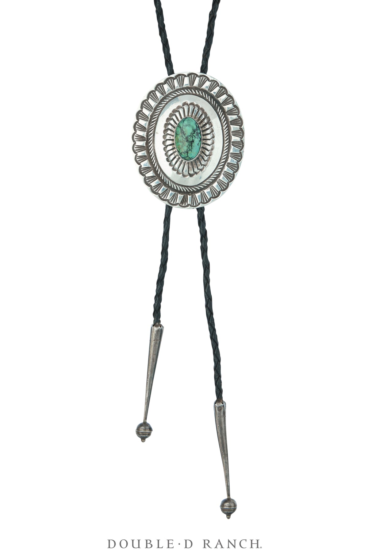 Bolo, Concho, Turquoise, Hallmark, Vintage, 3809