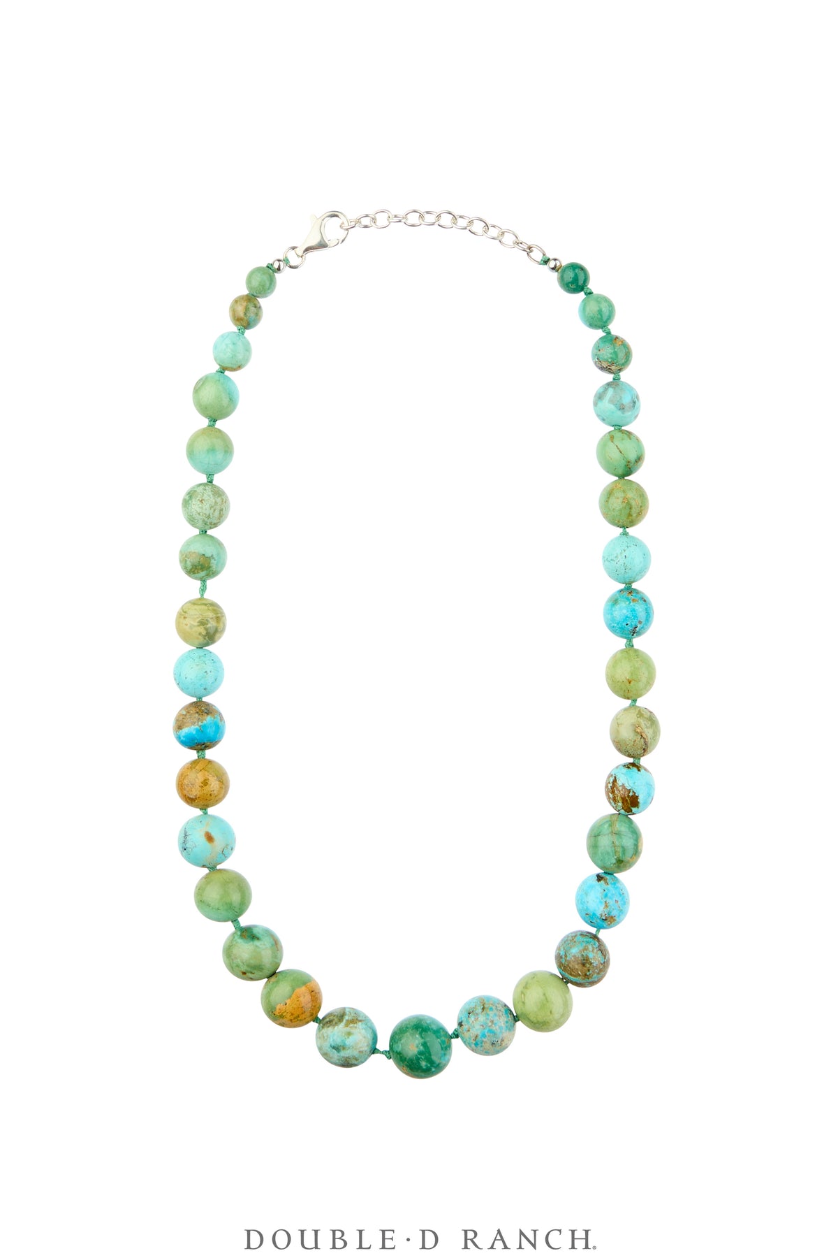 Necklace, Natural Stone, Beads, Turquoise, Graduated, Contemporary, 3877B