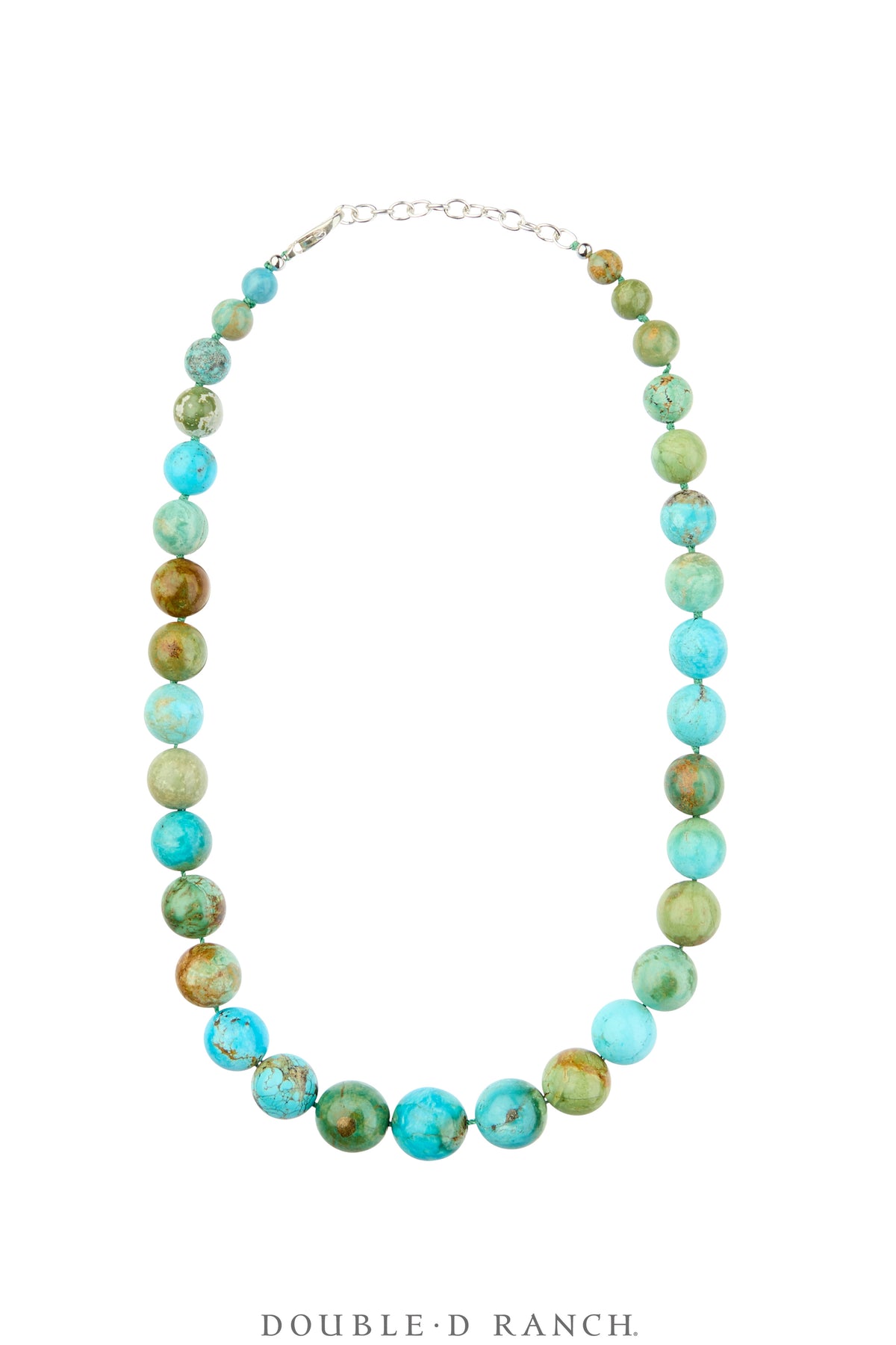 Necklace, Natural Stone, Beads, Turquoise, Graduated, Contemporary, 3877C