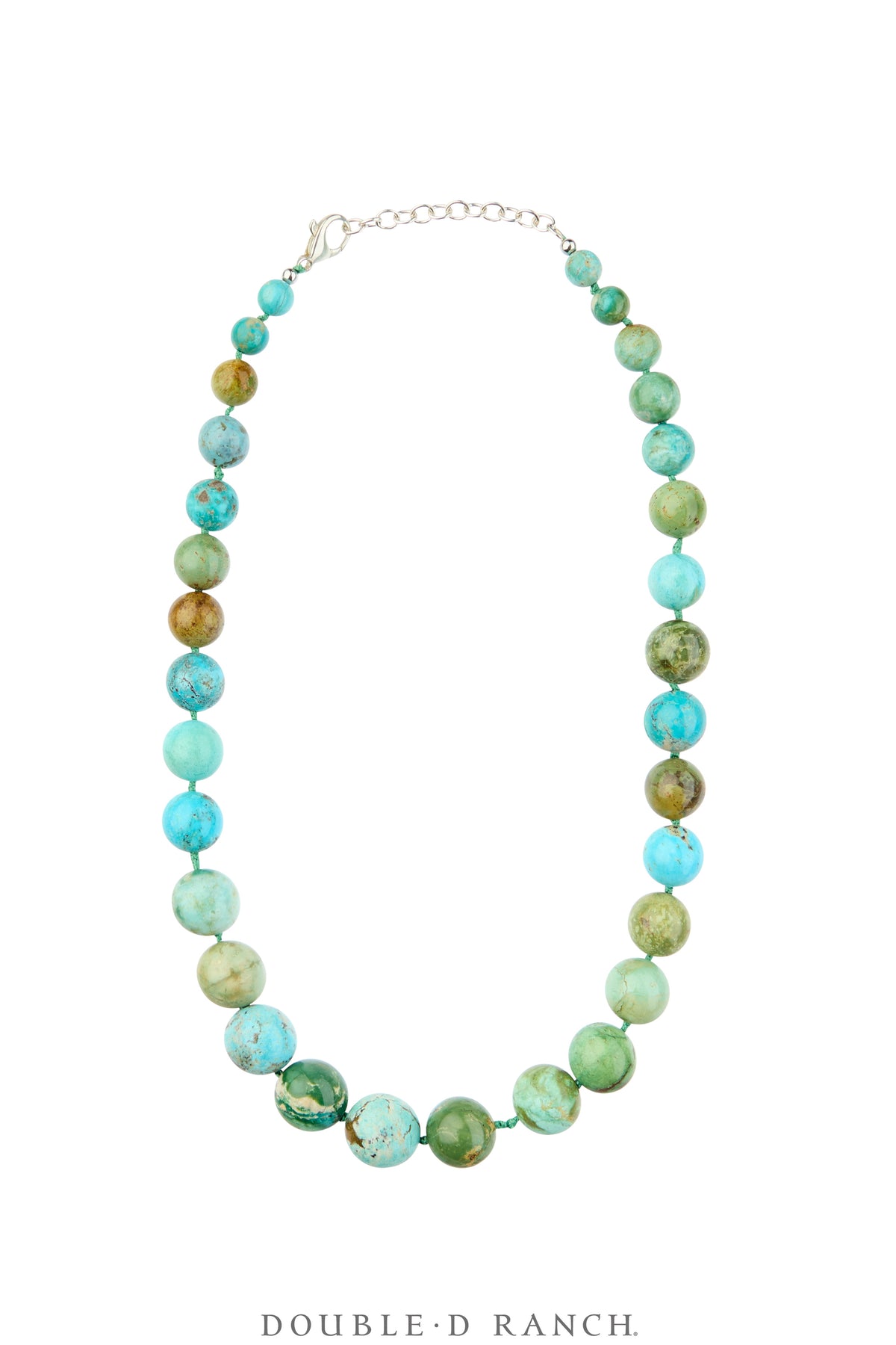 Necklace, Natural Stone, Beads, Turquoise, Graduated, Contemporary, 3877E