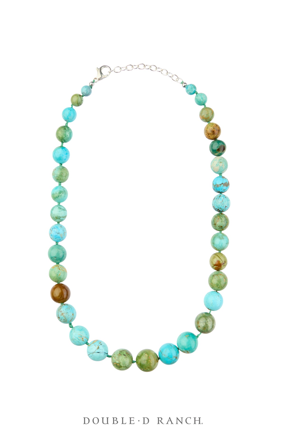 Necklace, Natural Stone, Beads, Turquoise, Graduated, Contemporary, 3877F