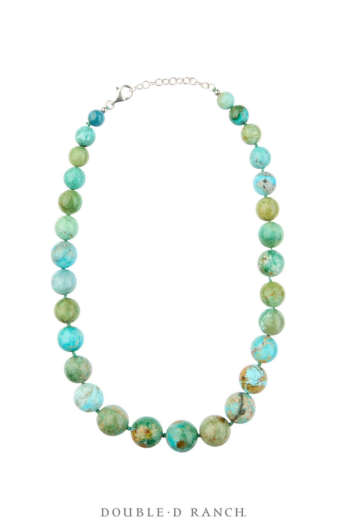 Necklace, Natural Stone, Beads, Turquoise, Graduated, Contemporary, 3877G