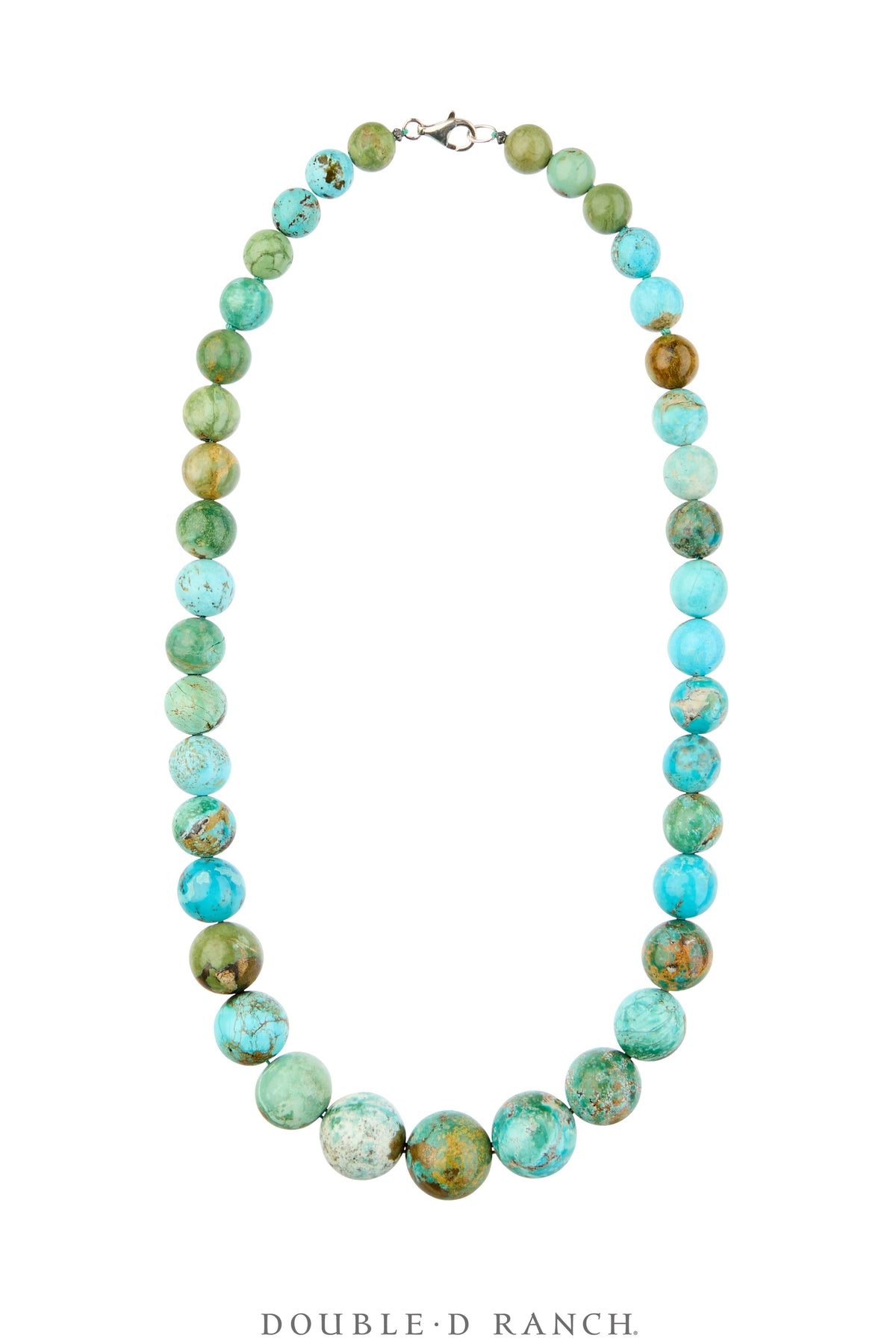 Necklace, Natural Stone, Beads, Turquoise, Graduated, Contemporary, 3880B