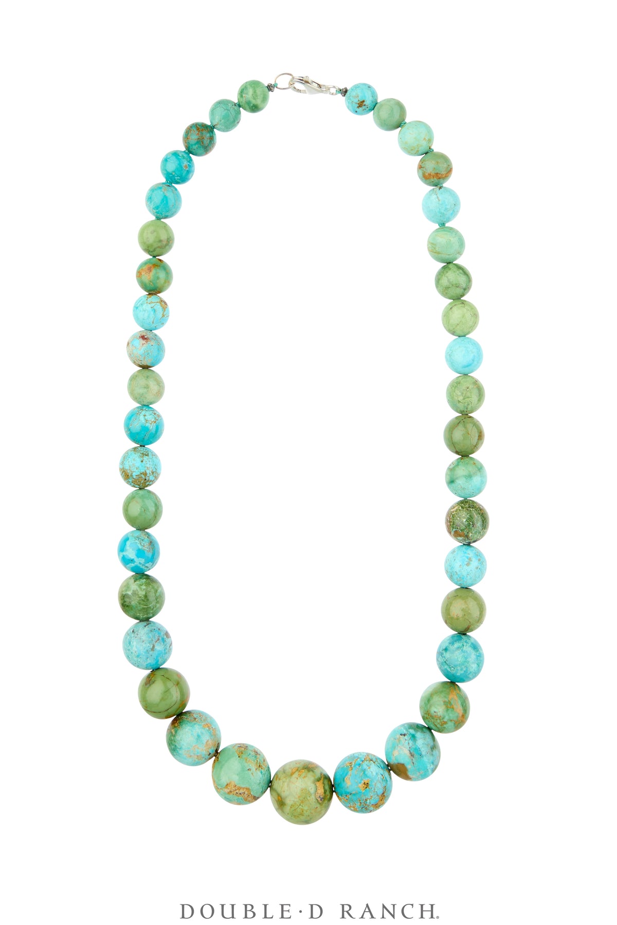 Necklace, Natural Stone, Beads, Turquoise, Graduated, Contemporary, 3880C