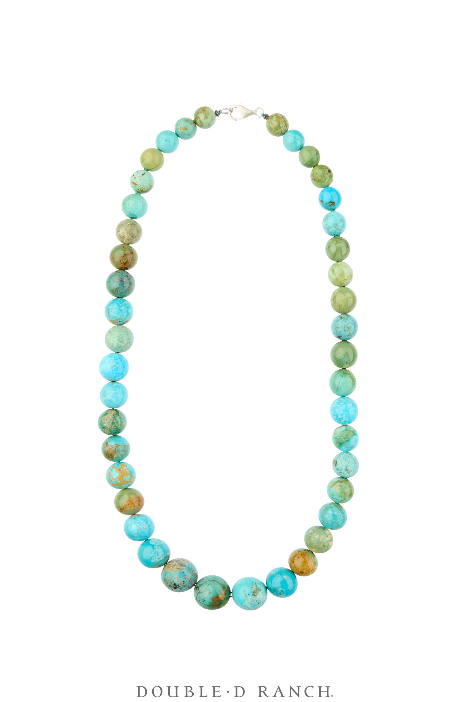 Necklace, Natural Stone, Beads, Turquoise, Graduated, Contemporary, 3880D
