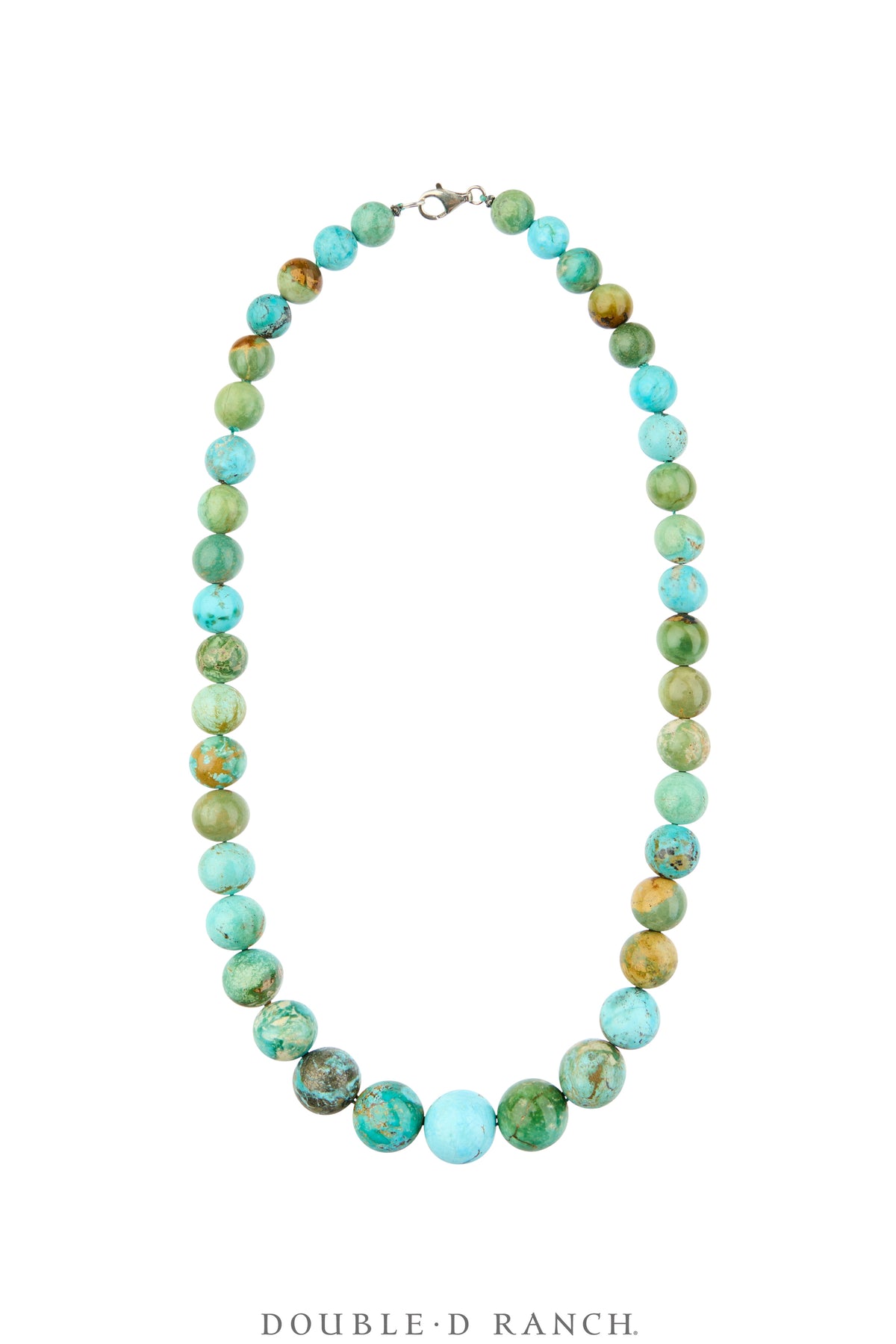 Necklace, Natural Stone, Beads, Turquoise, Graduated, Contemporary, 3880