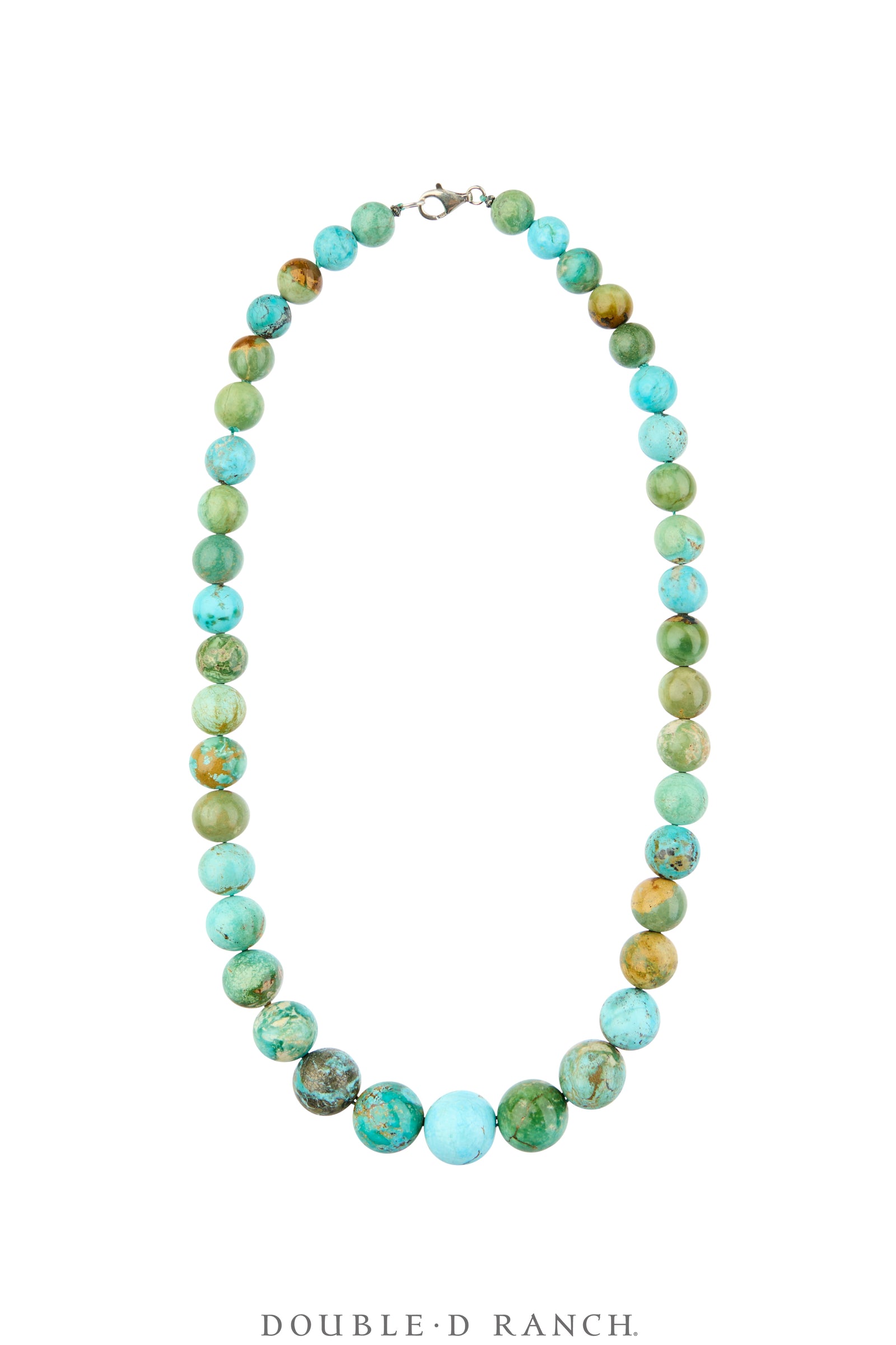 Necklace, Natural Stone, Beads, Turquoise, Graduated, Contemporary, 3880