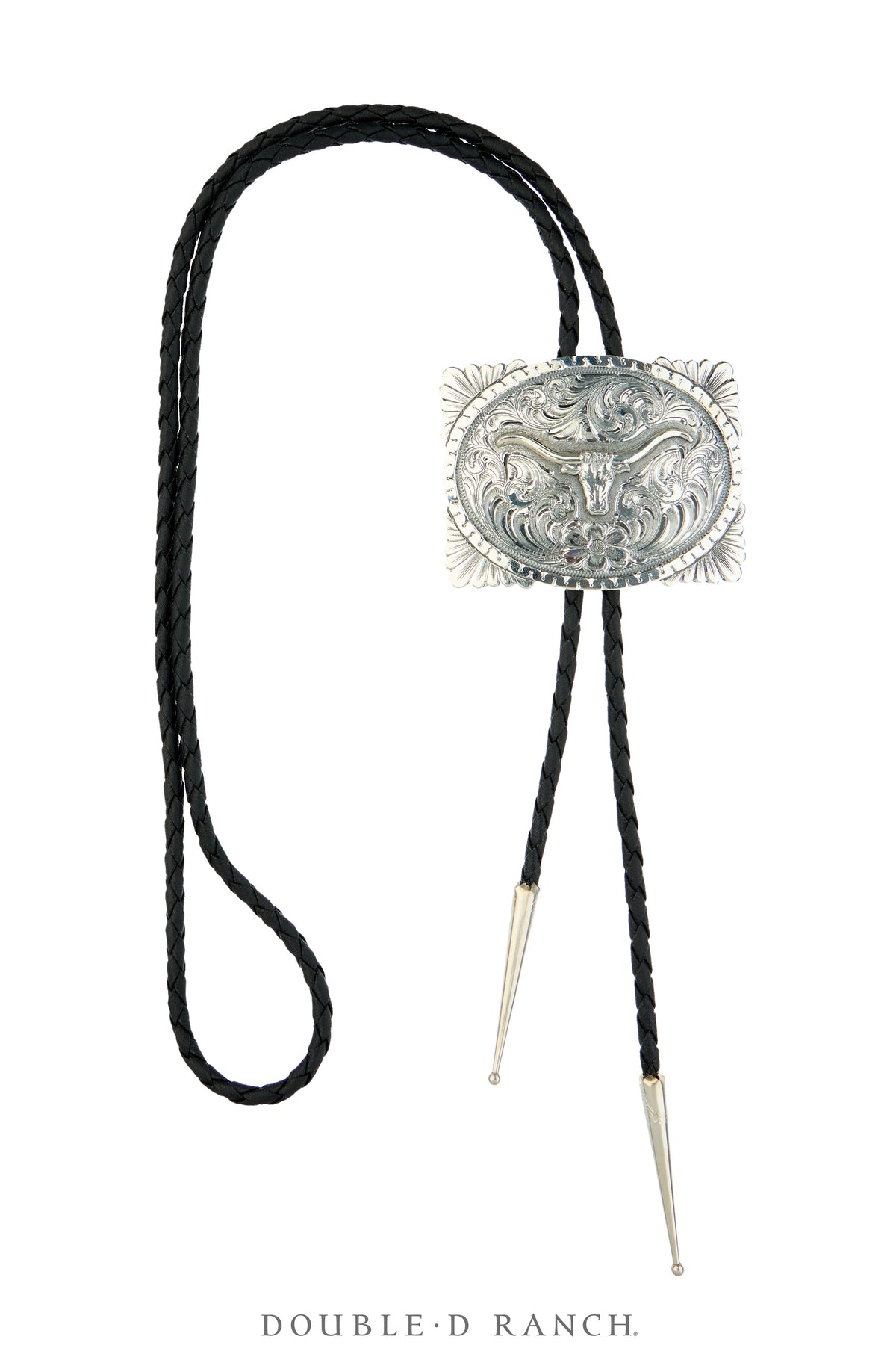 Bolo, Engraved, Longhorn, Shawna Erickson, Contemporary, 3883