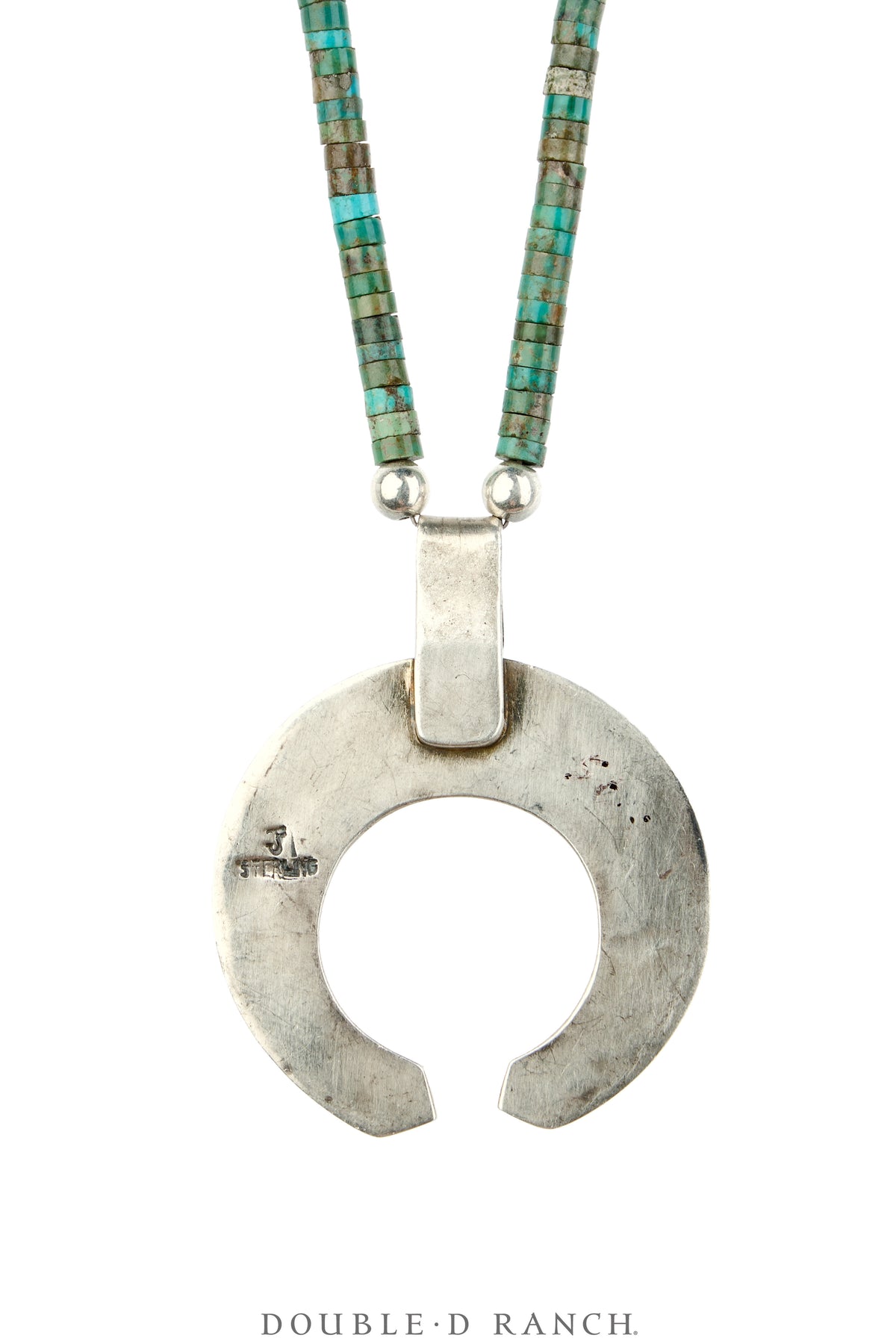 Necklace, Federico, Natural Stone, Turquoise, Silver, Hallmark, Contemporary, 3888