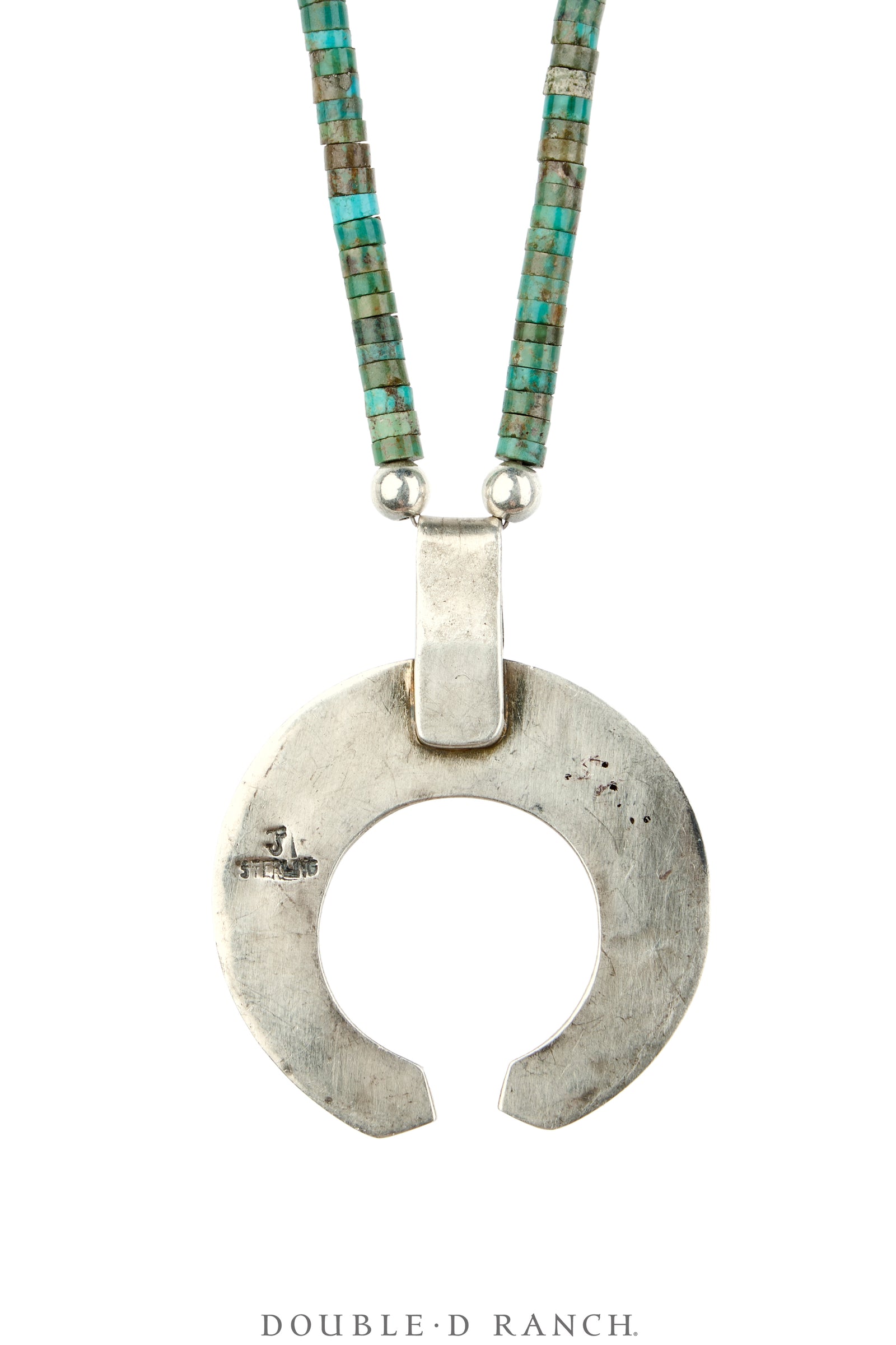 Necklace, Federico, Natural Stone, Turquoise, Silver, Hallmark, Contemporary, 3888