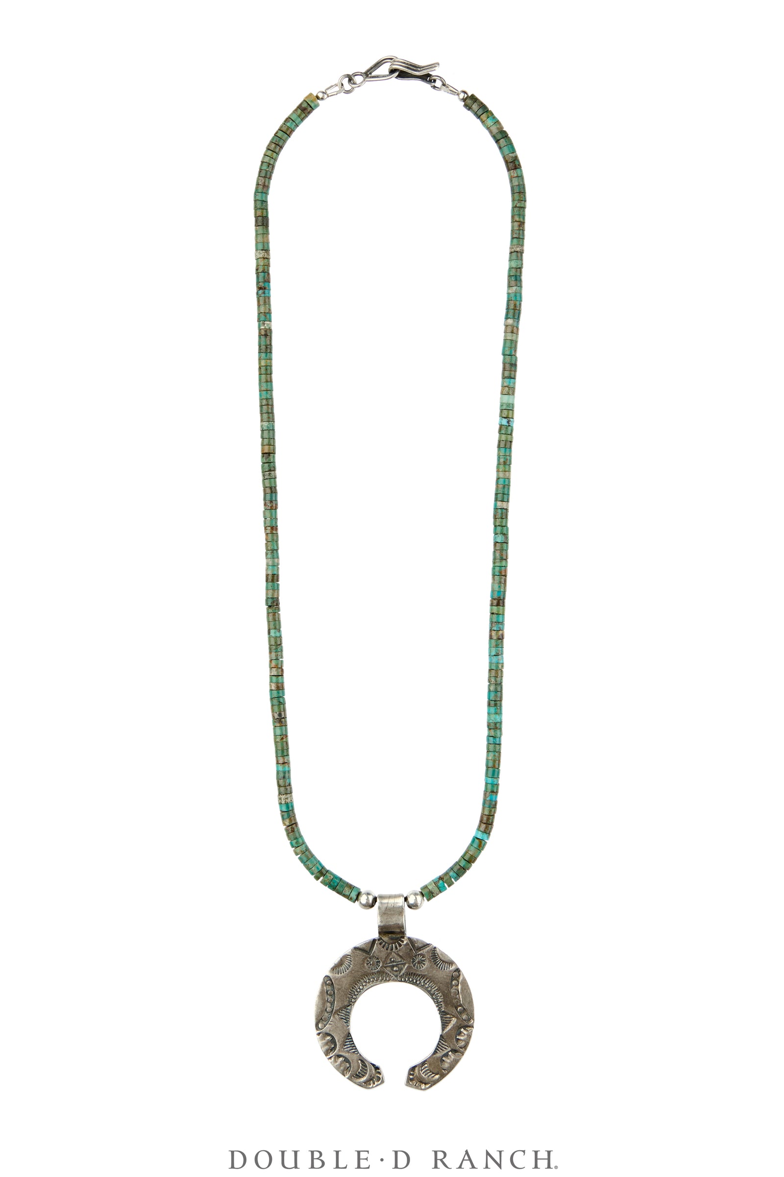 Necklace, Federico, Natural Stone, Turquoise, Silver, Hallmark, Contemporary, 3888