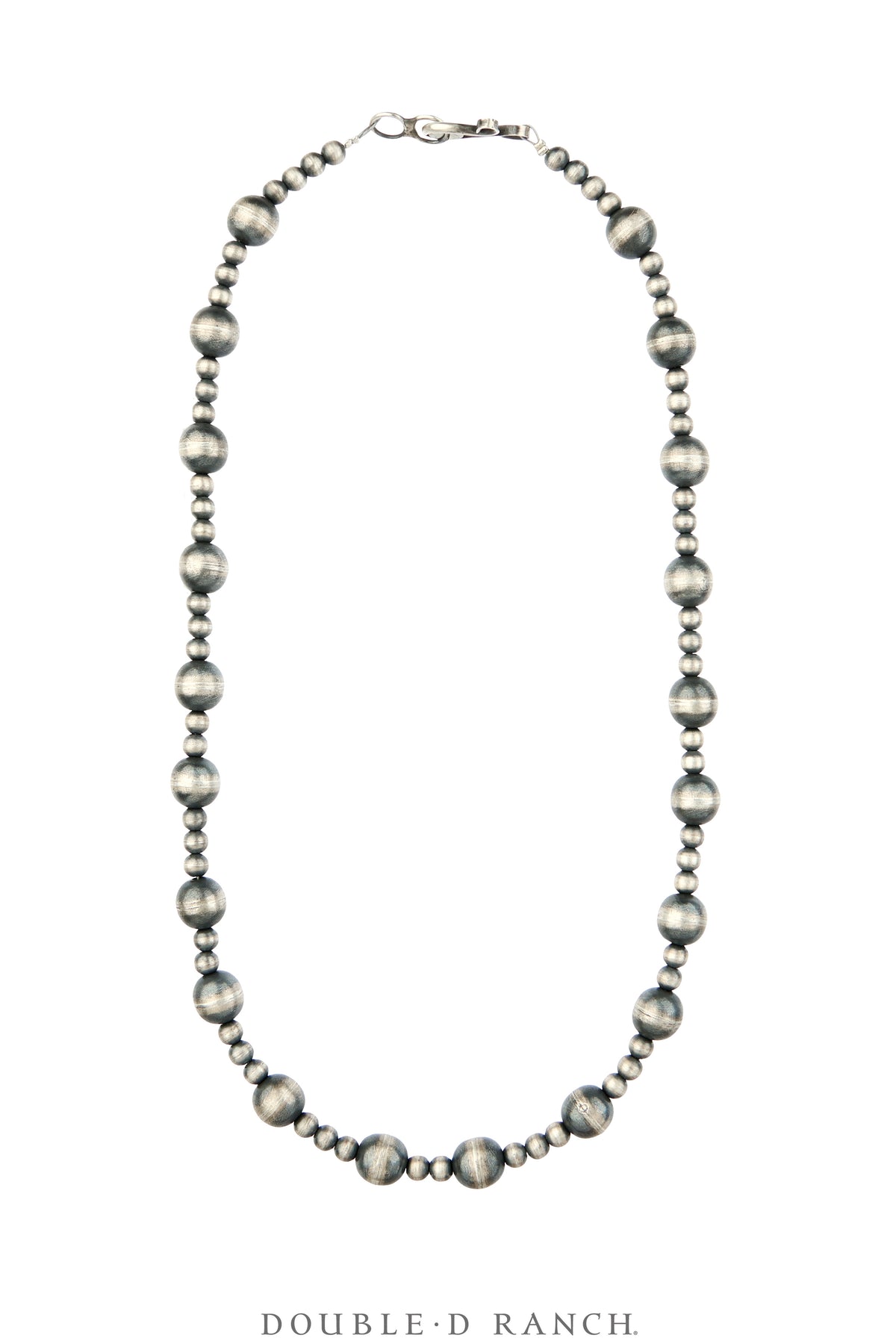 Necklace, Desert Pearls, Sterling Silver, 24" Artisan, Contemporary, 3896