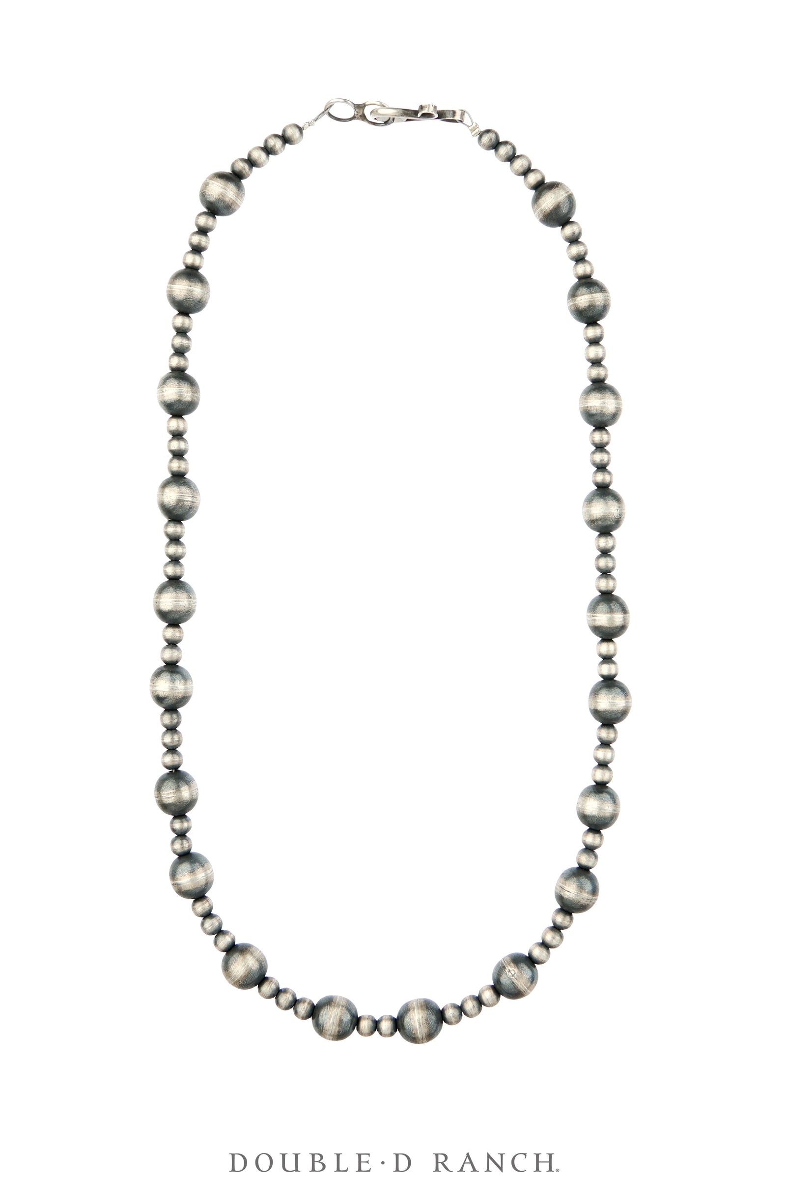 Necklace, Desert Pearls, Sterling Silver, 24" Artisan, Contemporary, 3896