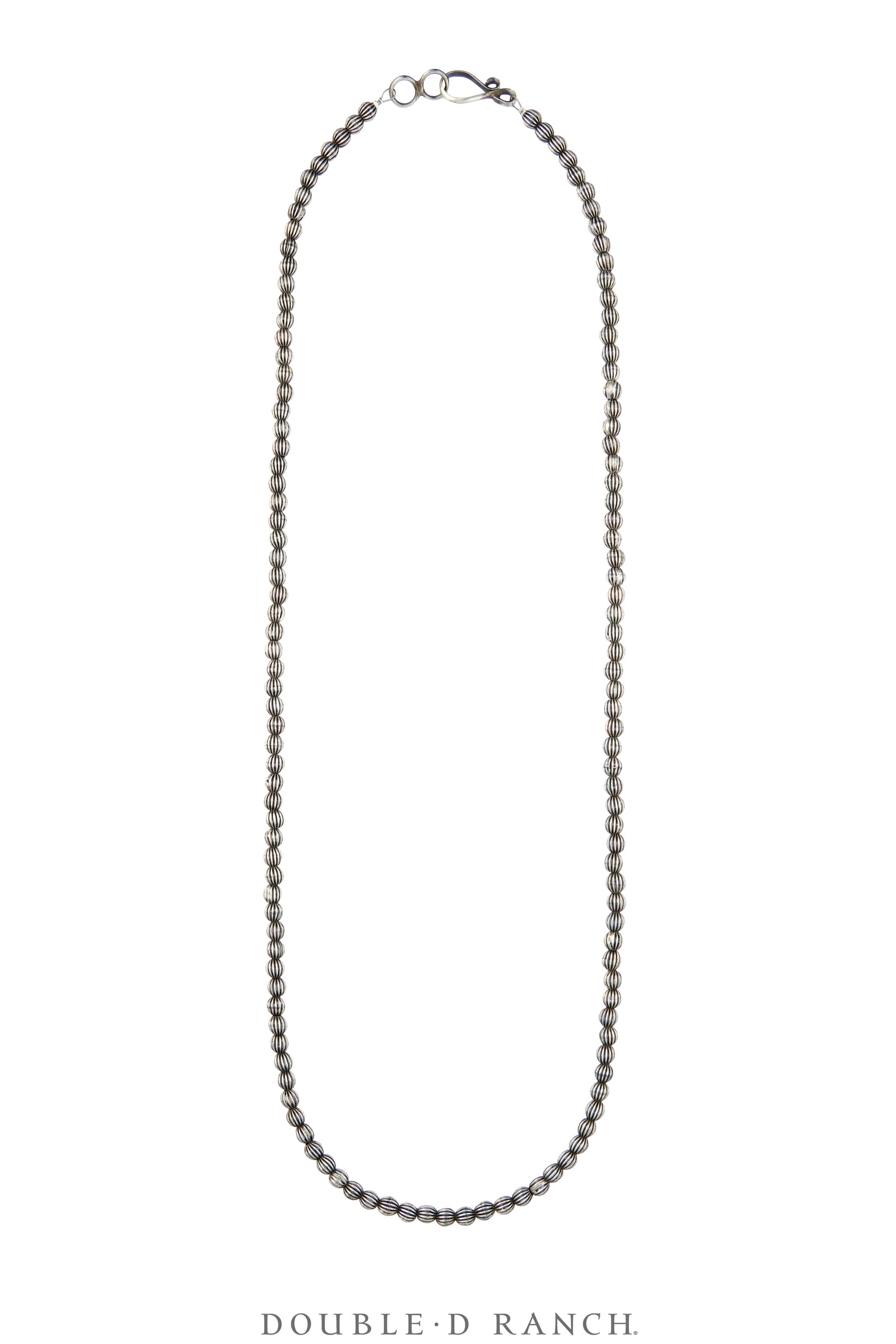 Necklace, Desert Pearls, Sterling Silver, 30" Artisan, Contemporary, 3899