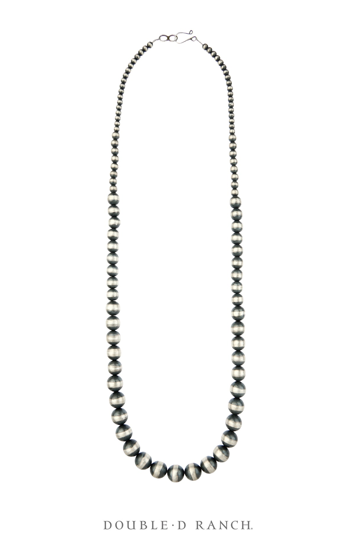 Necklace, Desert Pearls, Sterling Silver, 30" Artisan, Contemporary, 3900