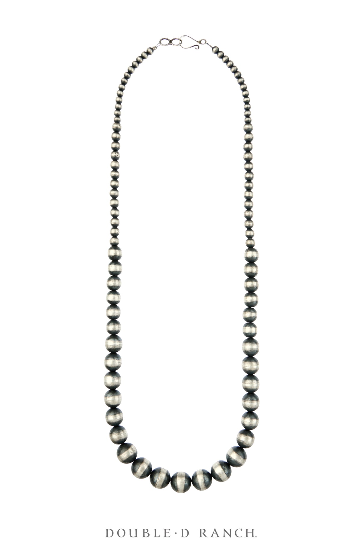 Necklace, Desert Pearls, Sterling Silver, 30" Artisan, Contemporary, 3901