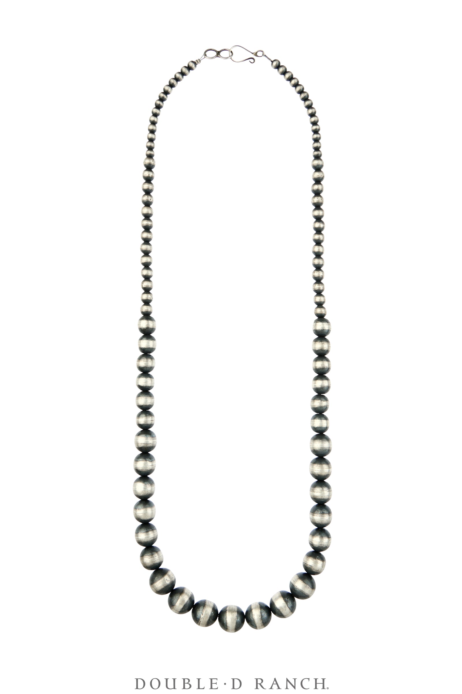 Necklace, Desert Pearls, Sterling Silver, 30" Artisan, Contemporary, 3901