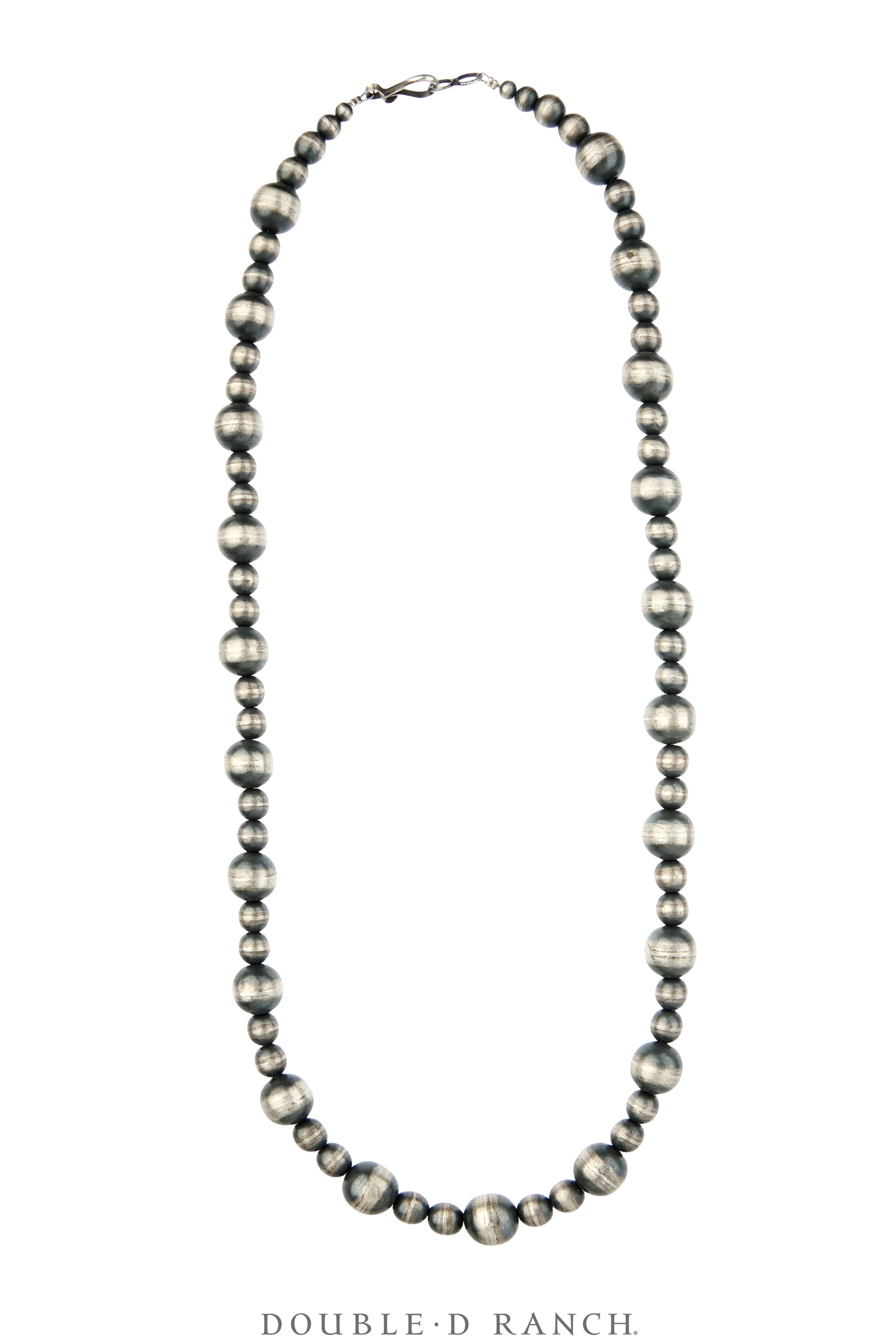 Necklace, Desert Pearls, Sterling Silver, 30" Artisan, Contemporary, 3902