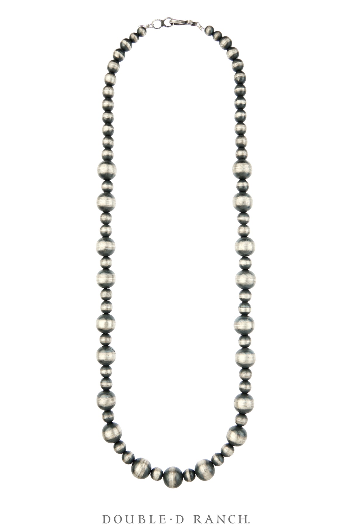 Necklace, Desert Pearls, Sterling Silver, 32" Artisan, Contemporary, 3903