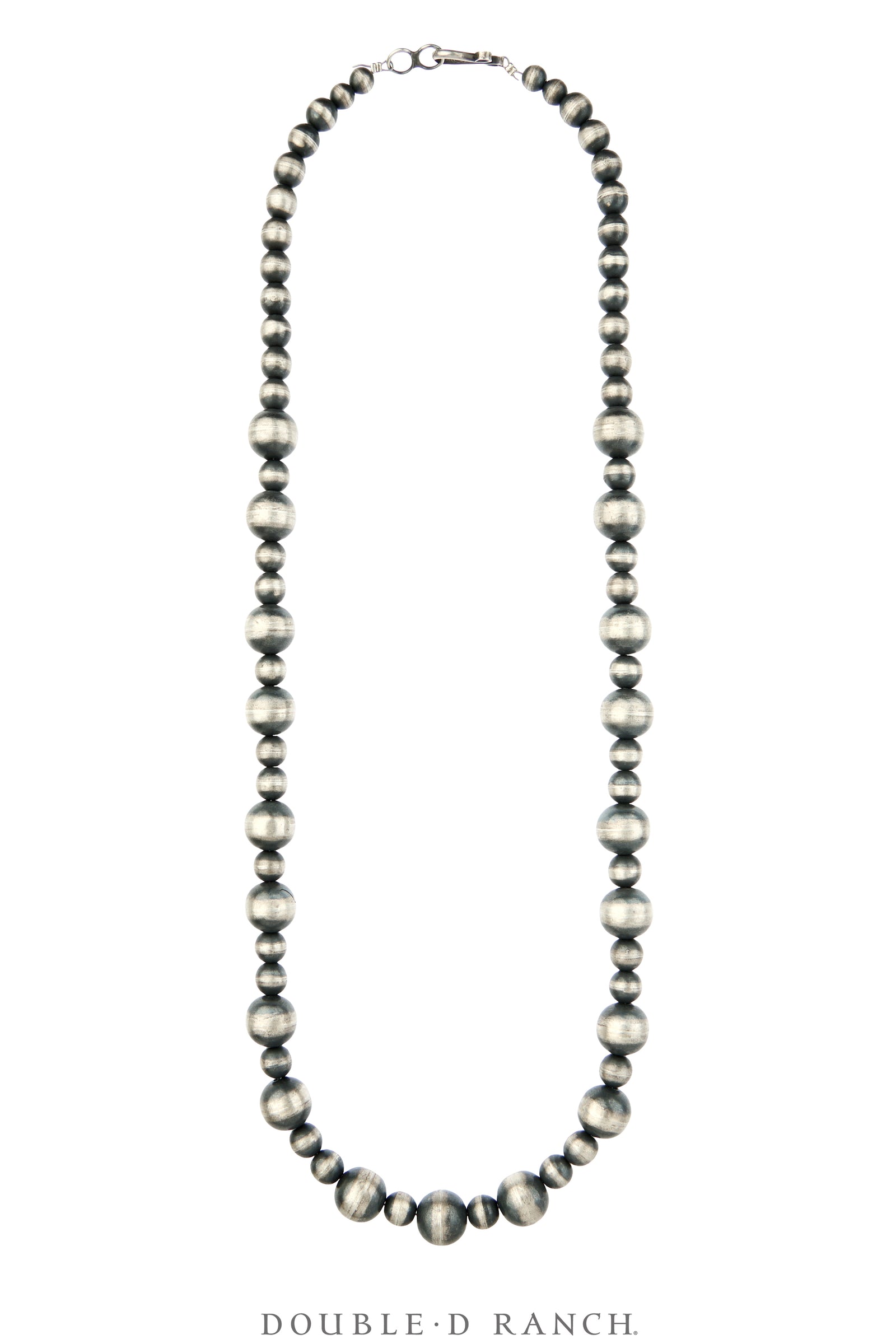 Necklace, Desert Pearls, Sterling Silver, 32" Artisan, Contemporary, 3903