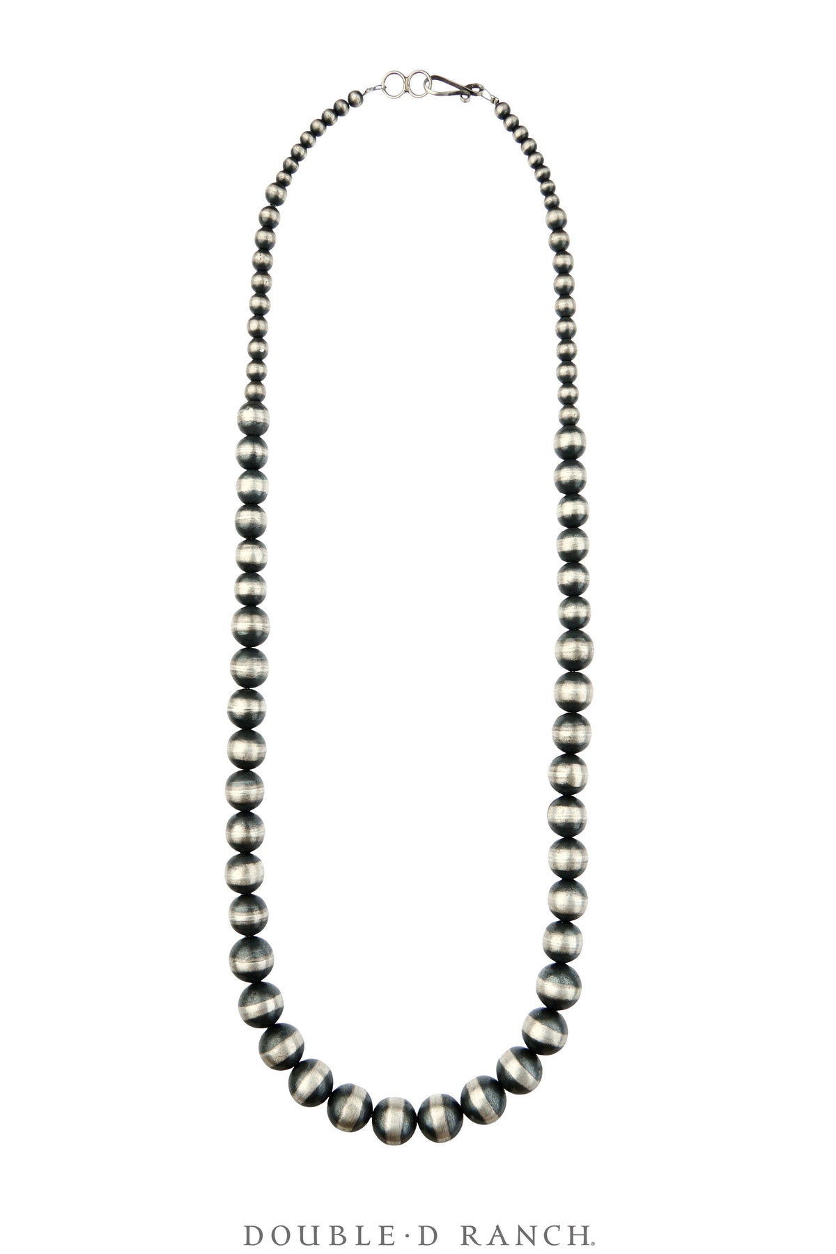 Necklace, Desert Pearls, Sterling Silver, 36" Artisan, Contemporary, 3905
