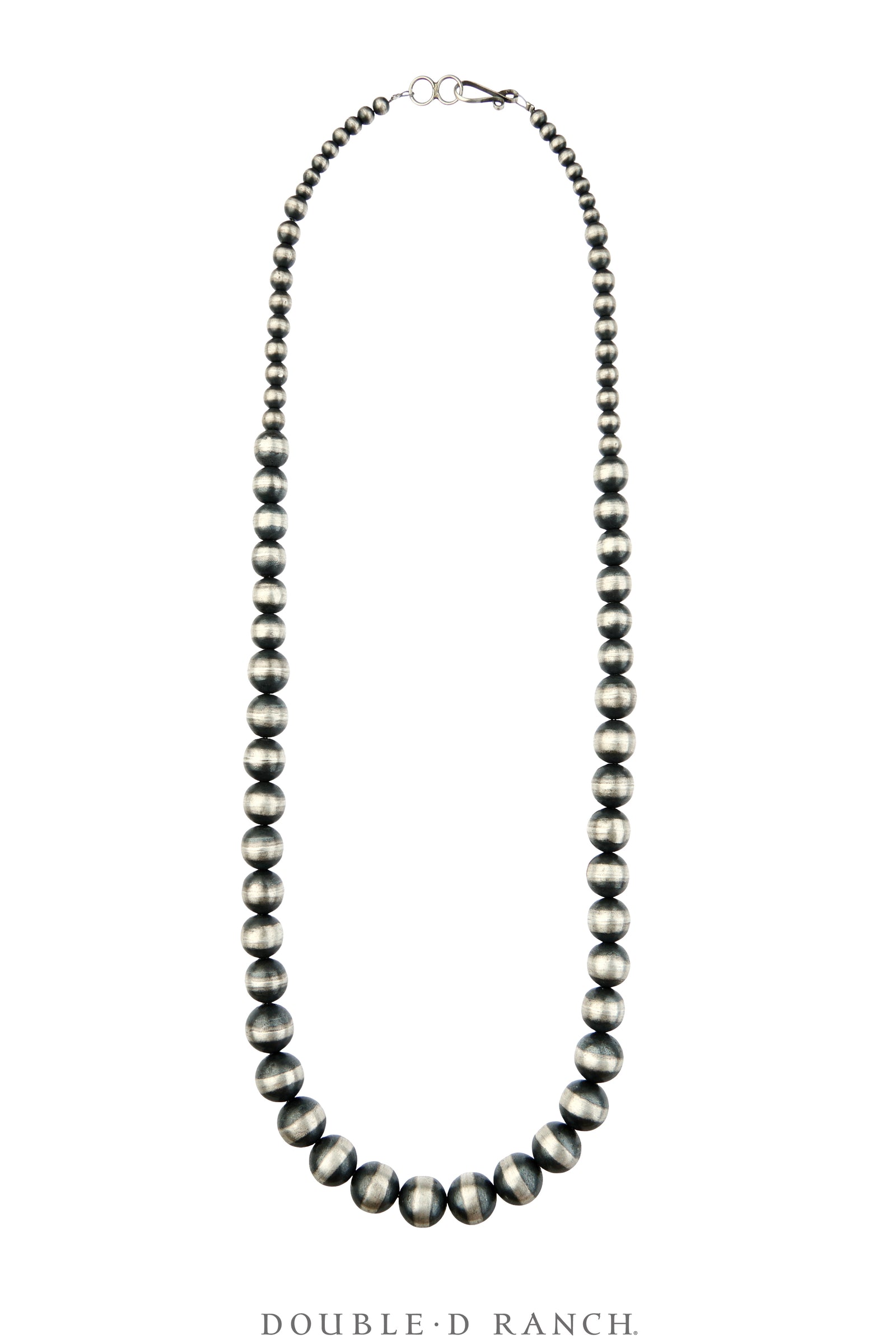 Necklace, Desert Pearls, Sterling Silver, 36" Artisan, Contemporary, 3905