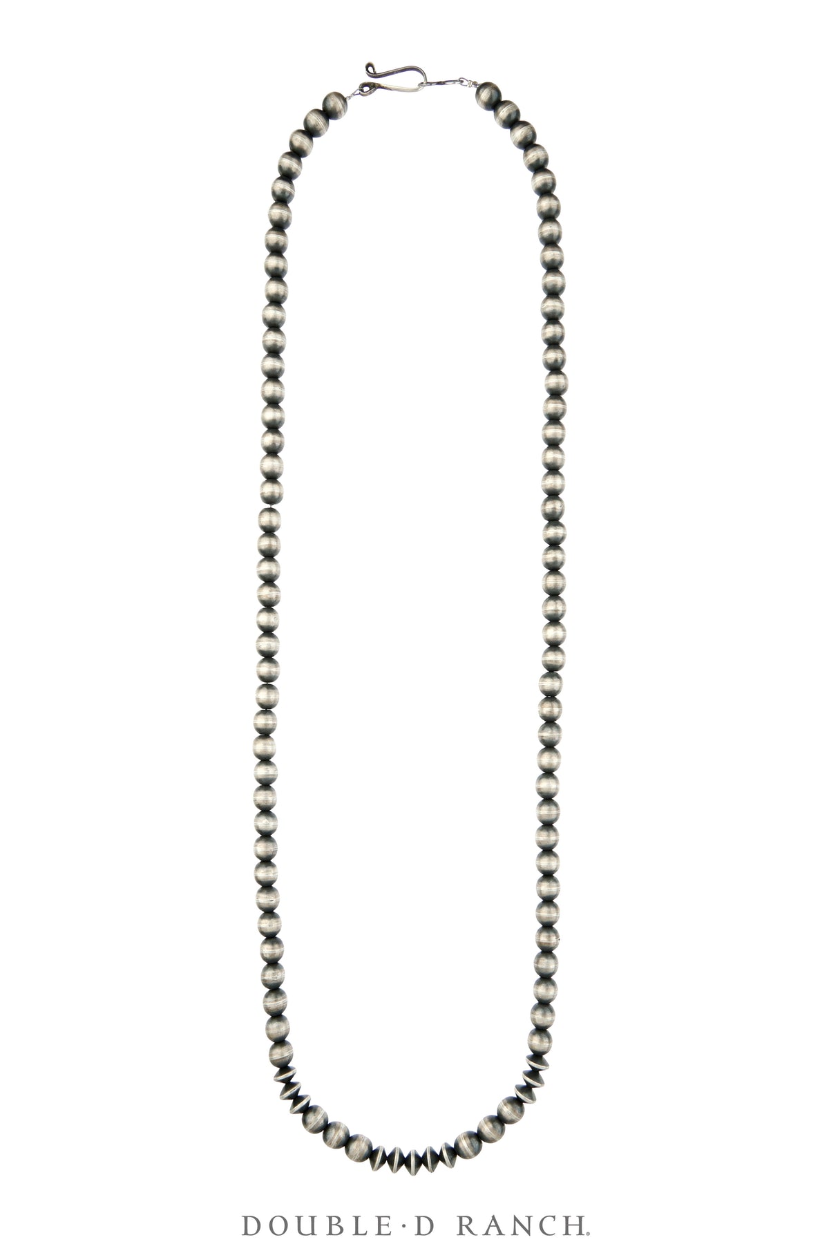 Necklace, Desert Pearls, Sterling Silver, 36" Artisan, Contemporary, 3906