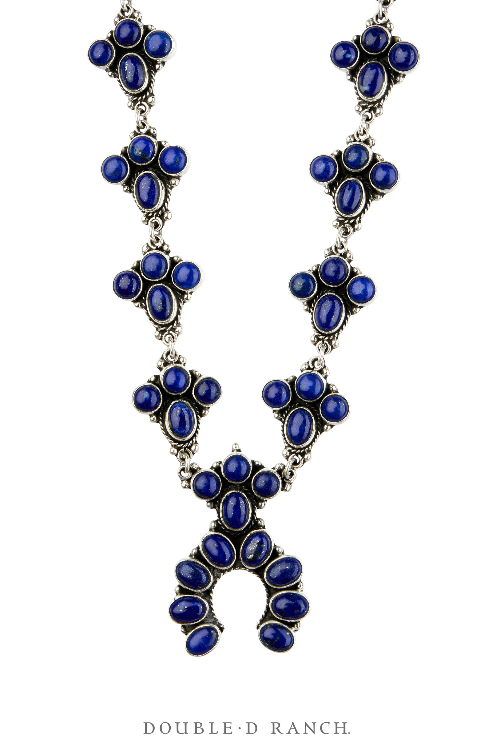 Necklace, Federico, Squash Blossom, Lapis, Mini, Hallmark, Contemporary, 3911