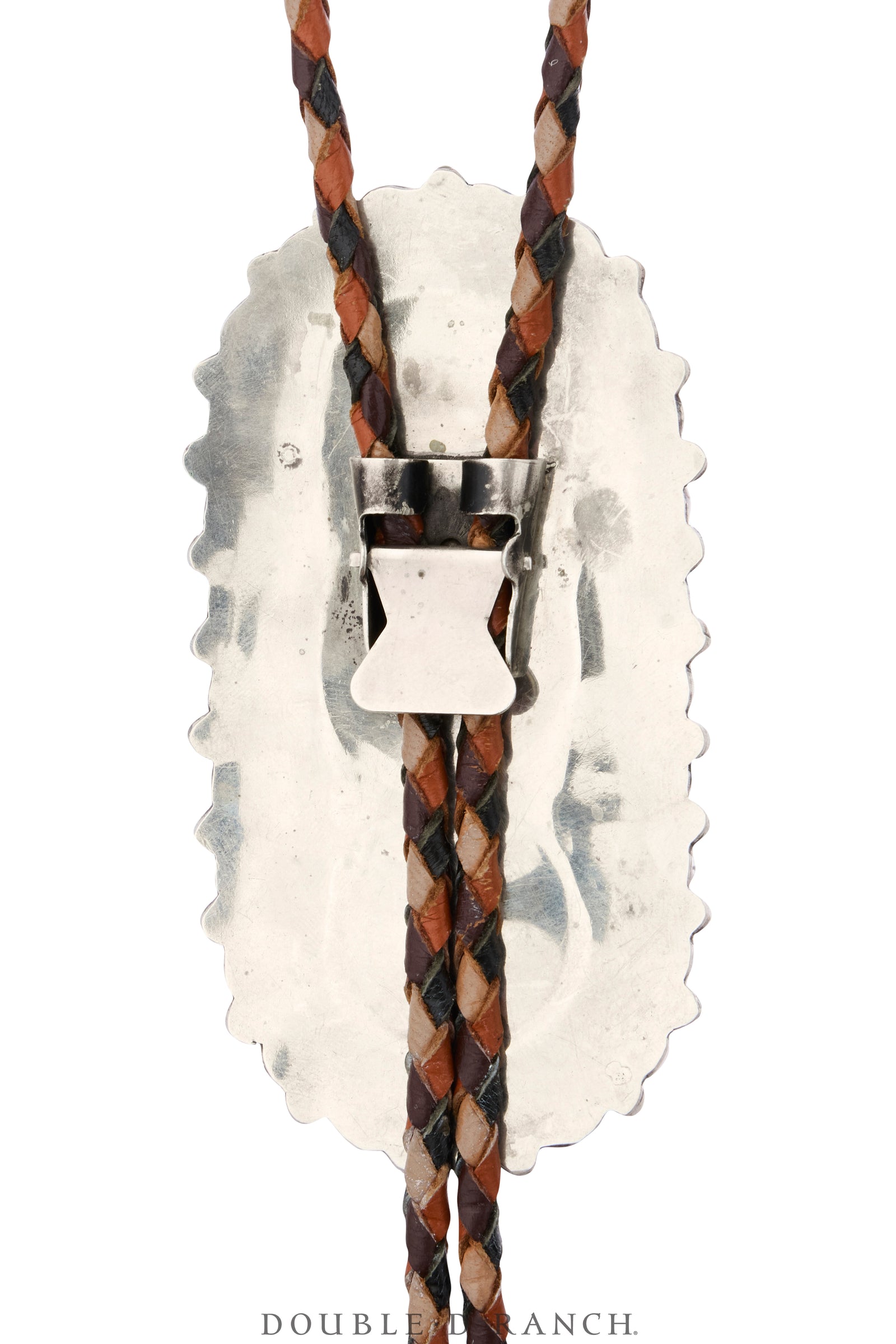 Bolo, Cluster, Turquoise With 3 Mini Conchos, Vintage, 3937