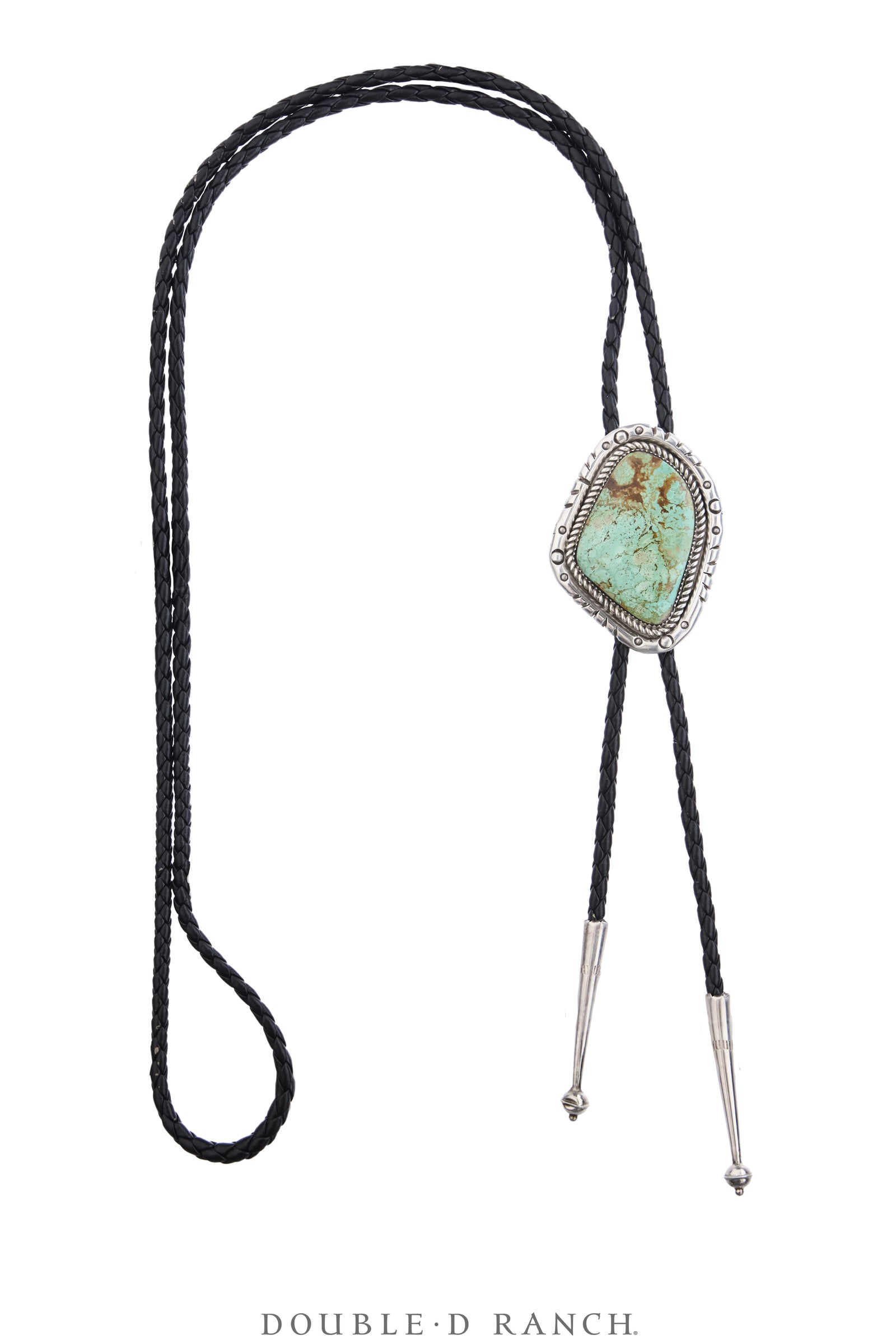 Bolo, Natural Stone, Turquoise, Hallmark, Vintage, 3942