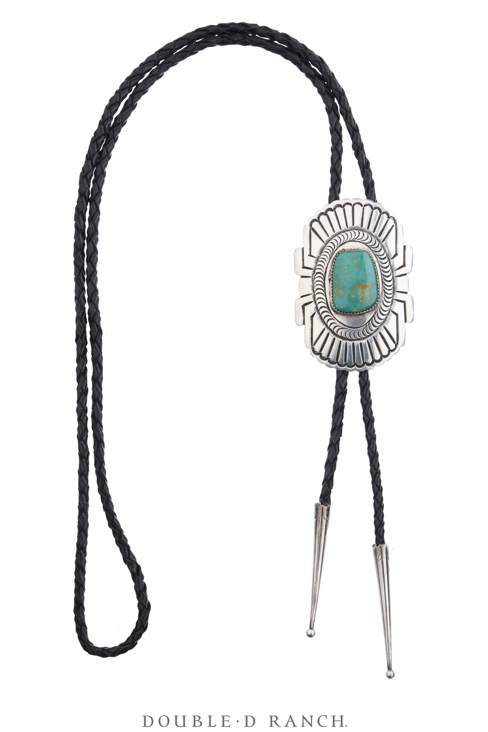 Bolo, Concho, Turquoise, Hallmark, Vintage, 3961