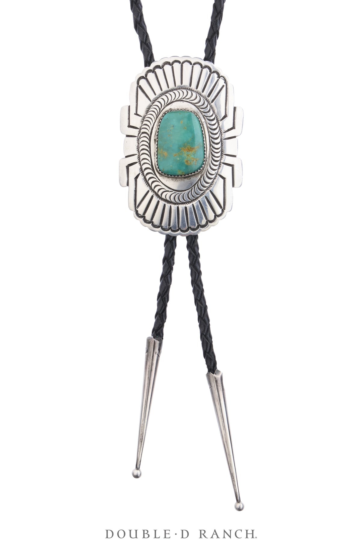 Bolo, Concho, Turquoise, Hallmark, Vintage, 3961