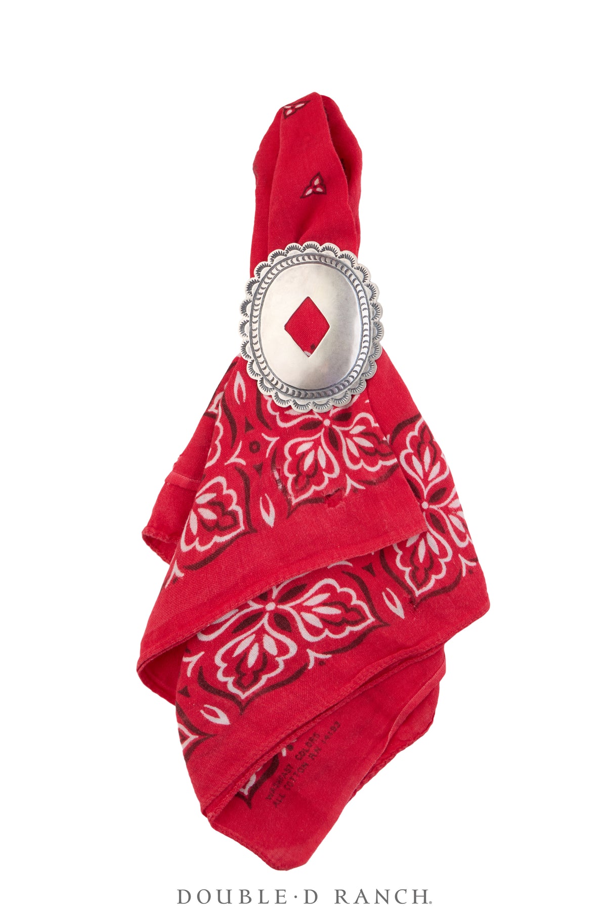 Scarf Slide, Concho, Sterling Silver, Upcycled, Vintage, 1256