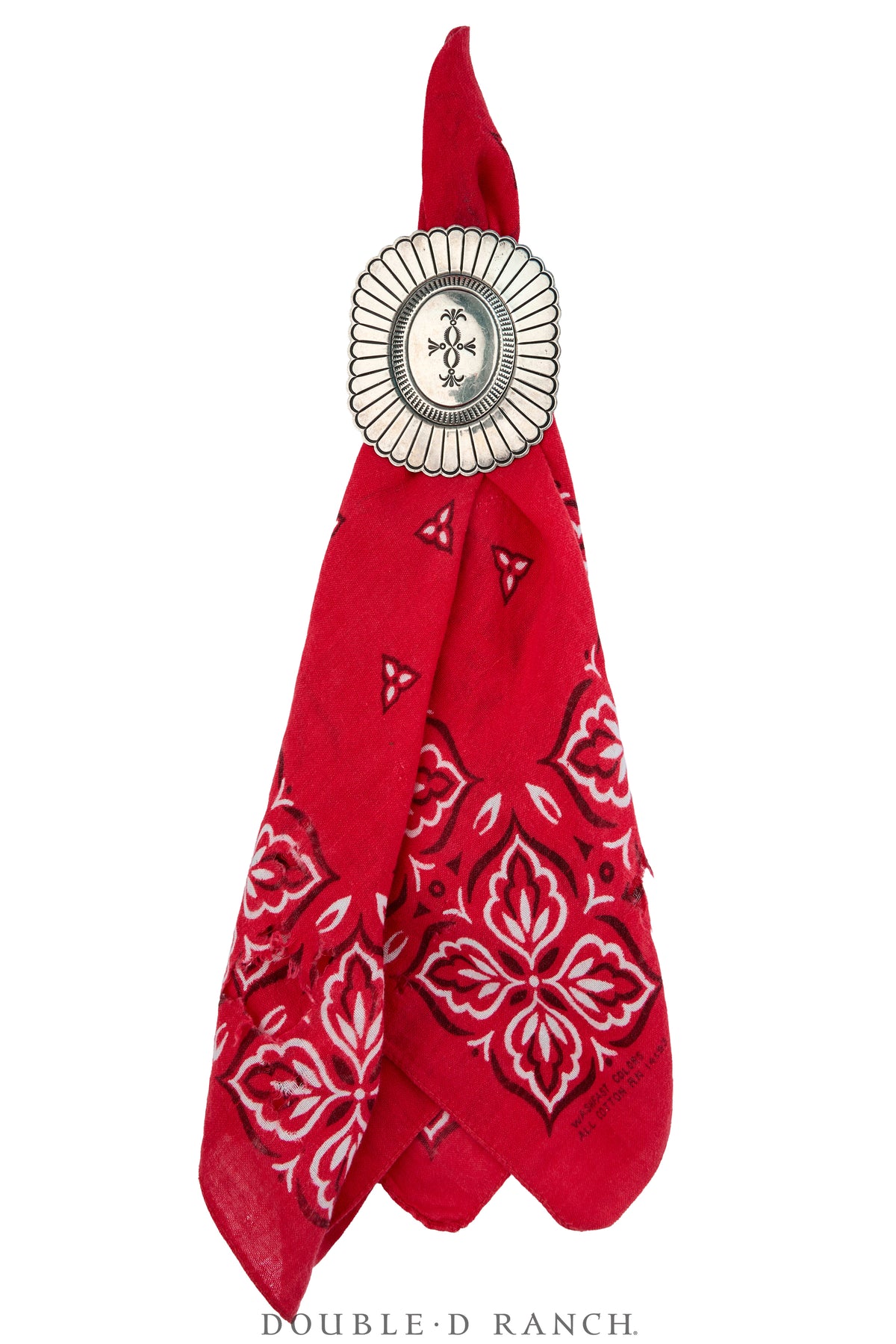 Scarf Slide, Concho, Sterling Silver, Grand, Hallmark, Vintage, 1266