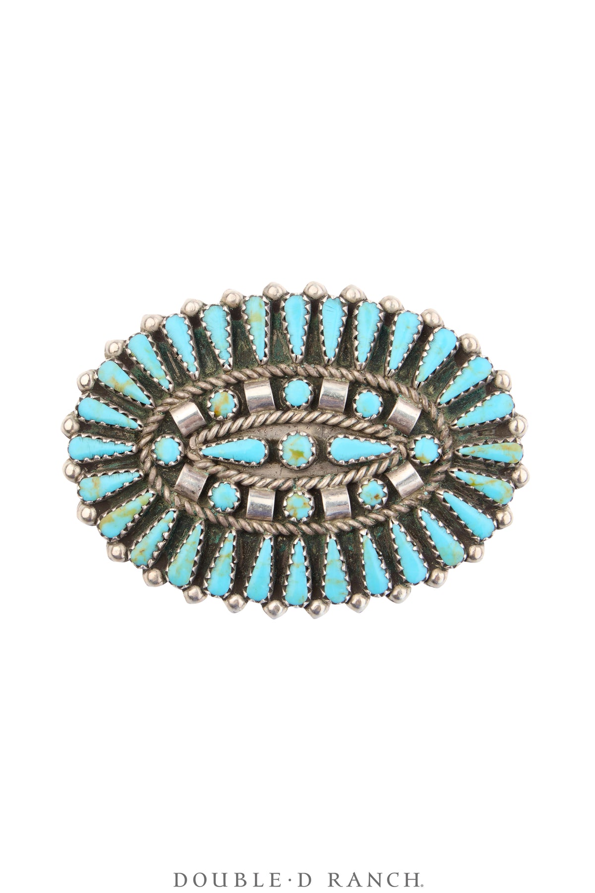 Pin & Pendant, Cluster, Turquoise, Hallmark, Vintage, 1285