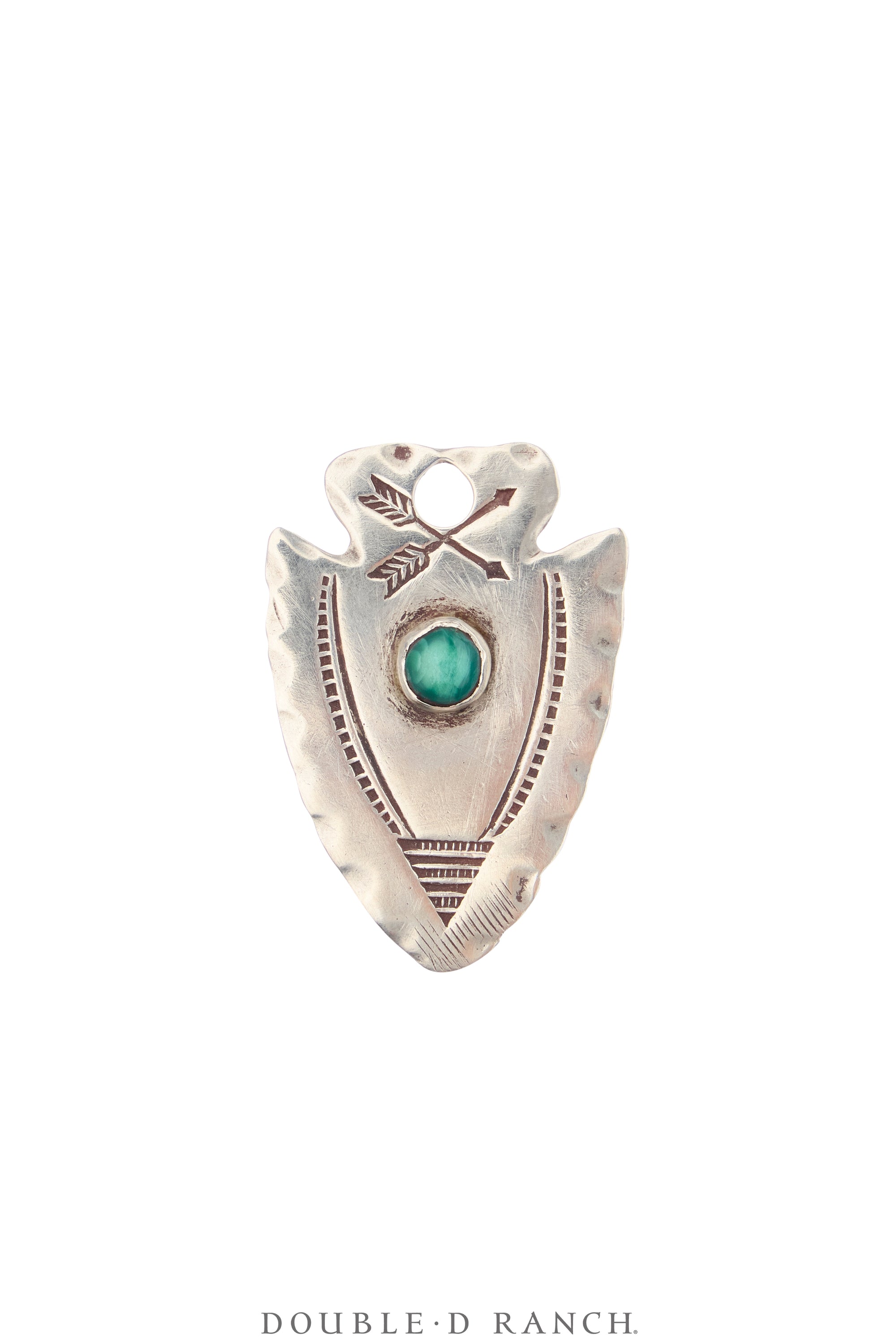 Charm, Fred Harvey Era, Arrowhead, Turquoise, Vintage '40s, 1311