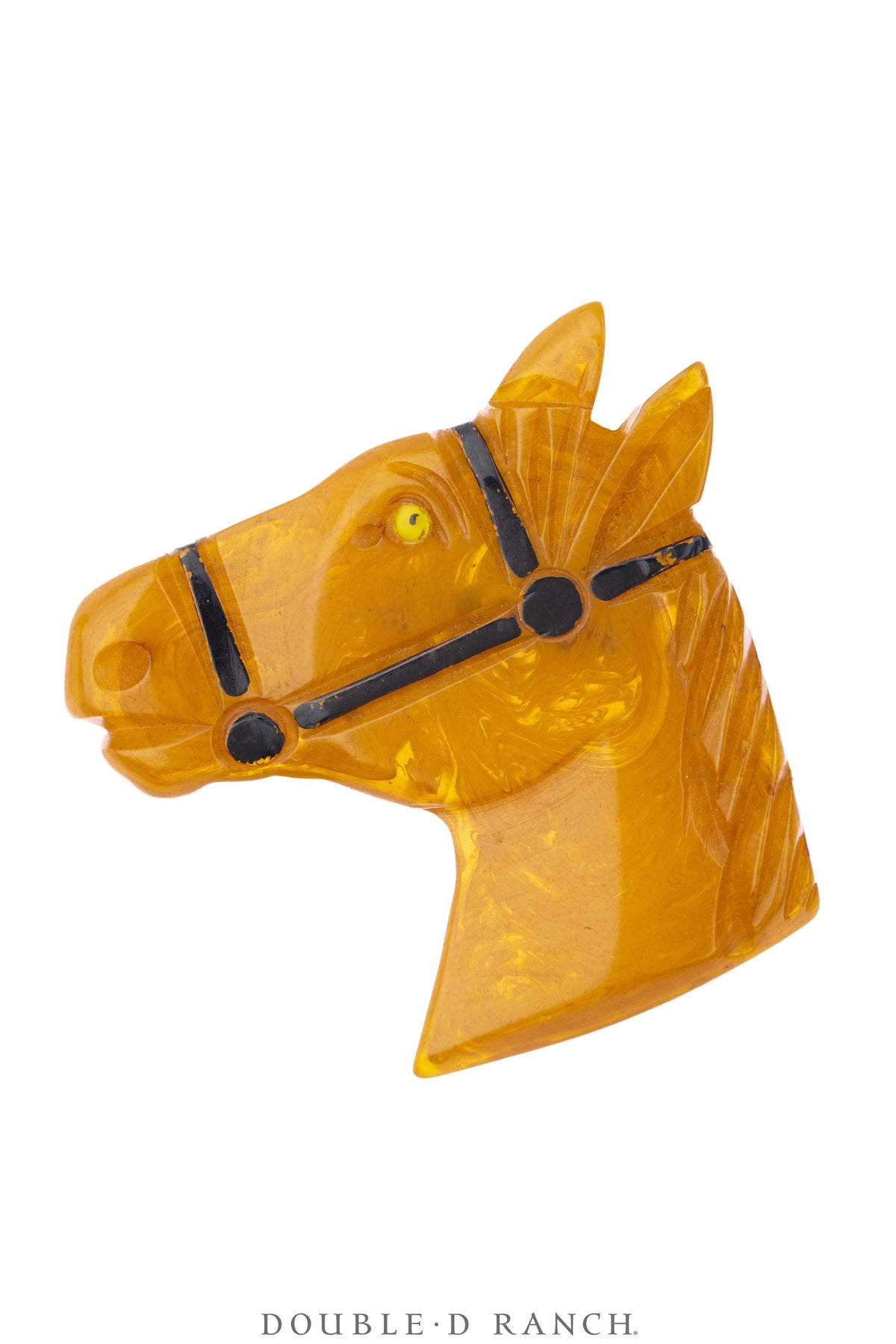 Pin, Bakelite, Horse, Vintage, 1359