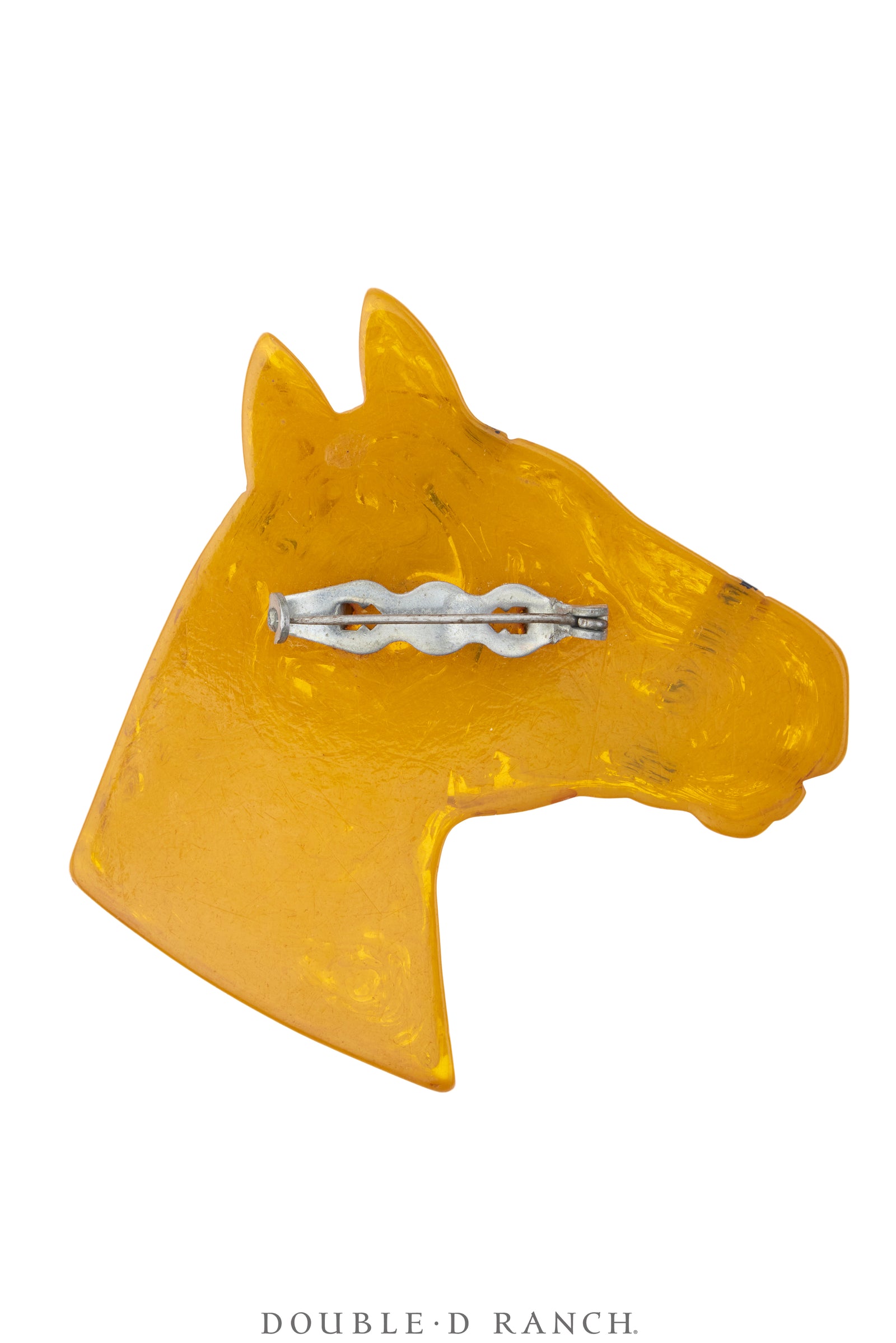 Pin, Bakelite, Horse, Vintage, 1359