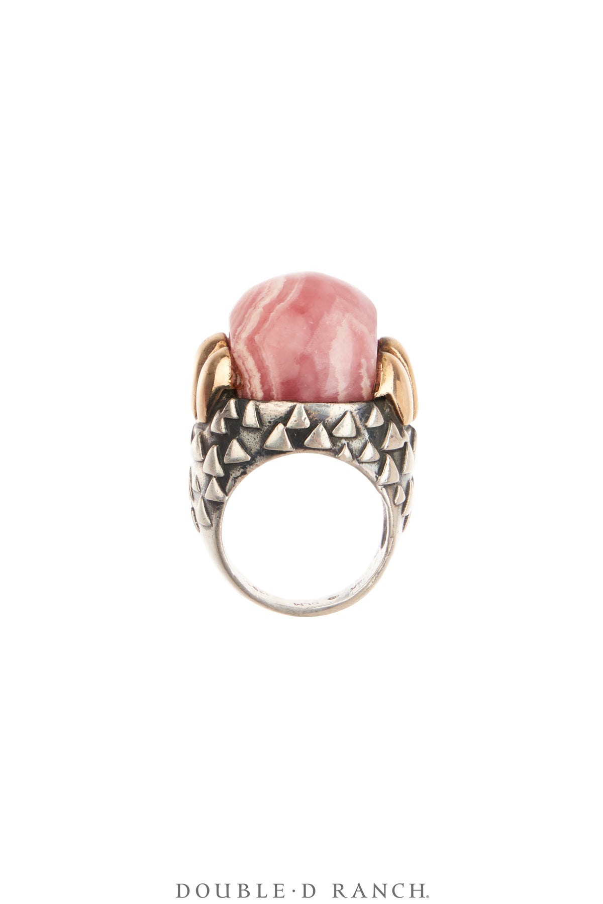 Ring, Dian Malouf, Rhodochrosite, Hallmark, Vintage 6.25, 1865