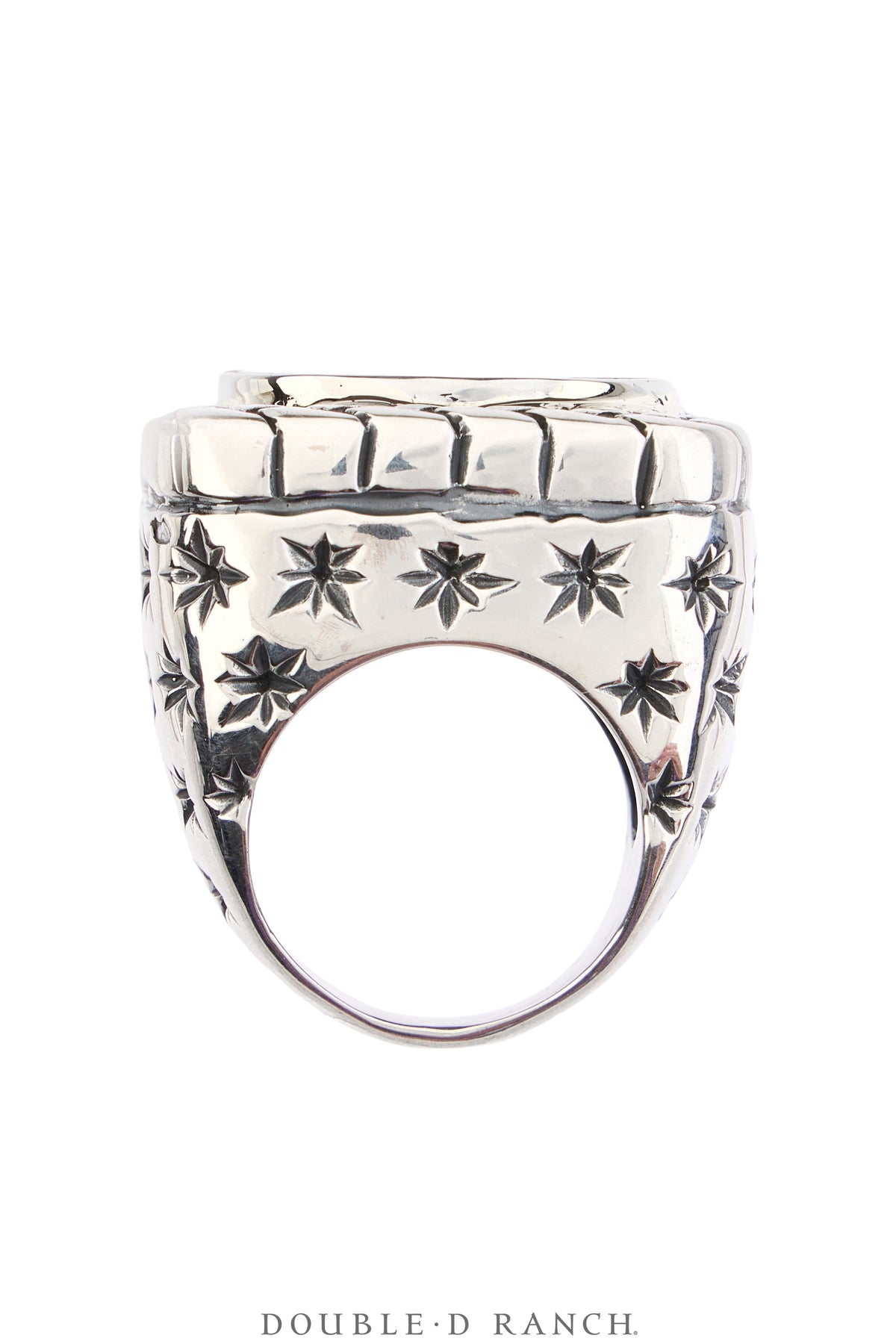 Ring, Dian Malouf, Statement, Railroad China, Union Jack, Hallmark, Contemporary, 1932B