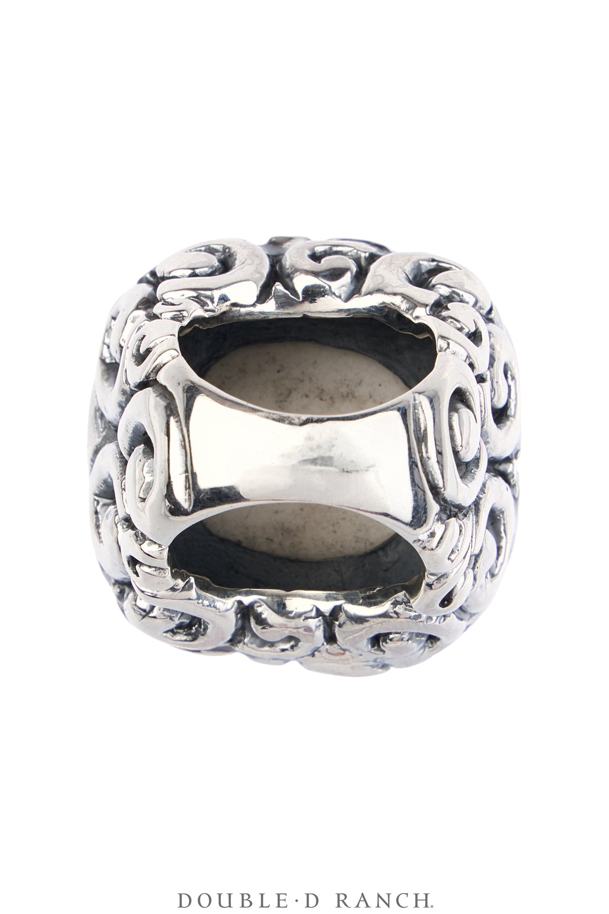 Ring, Dian Malouf, Statement, Railroad China, Buffalo, Hallmark, Contemporary, 1935E