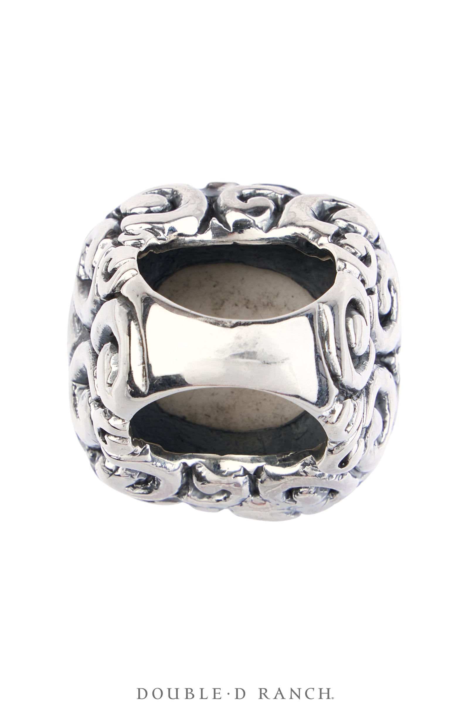 Ring, Dian Malouf, Statement, Railroad China, Buffalo, Hallmark, Contemporary, 1935E