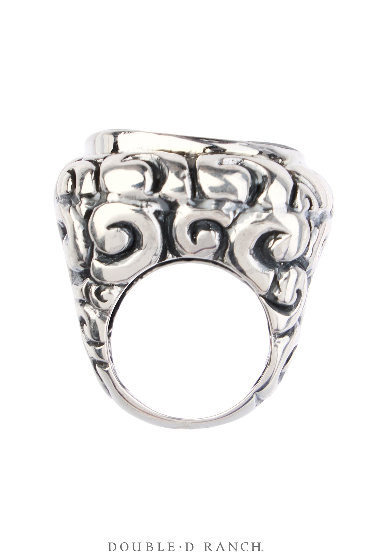 Ring, Dian Malouf, Statement, Railroad China, Buffalo, Hallmark, Contemporary, 1935E