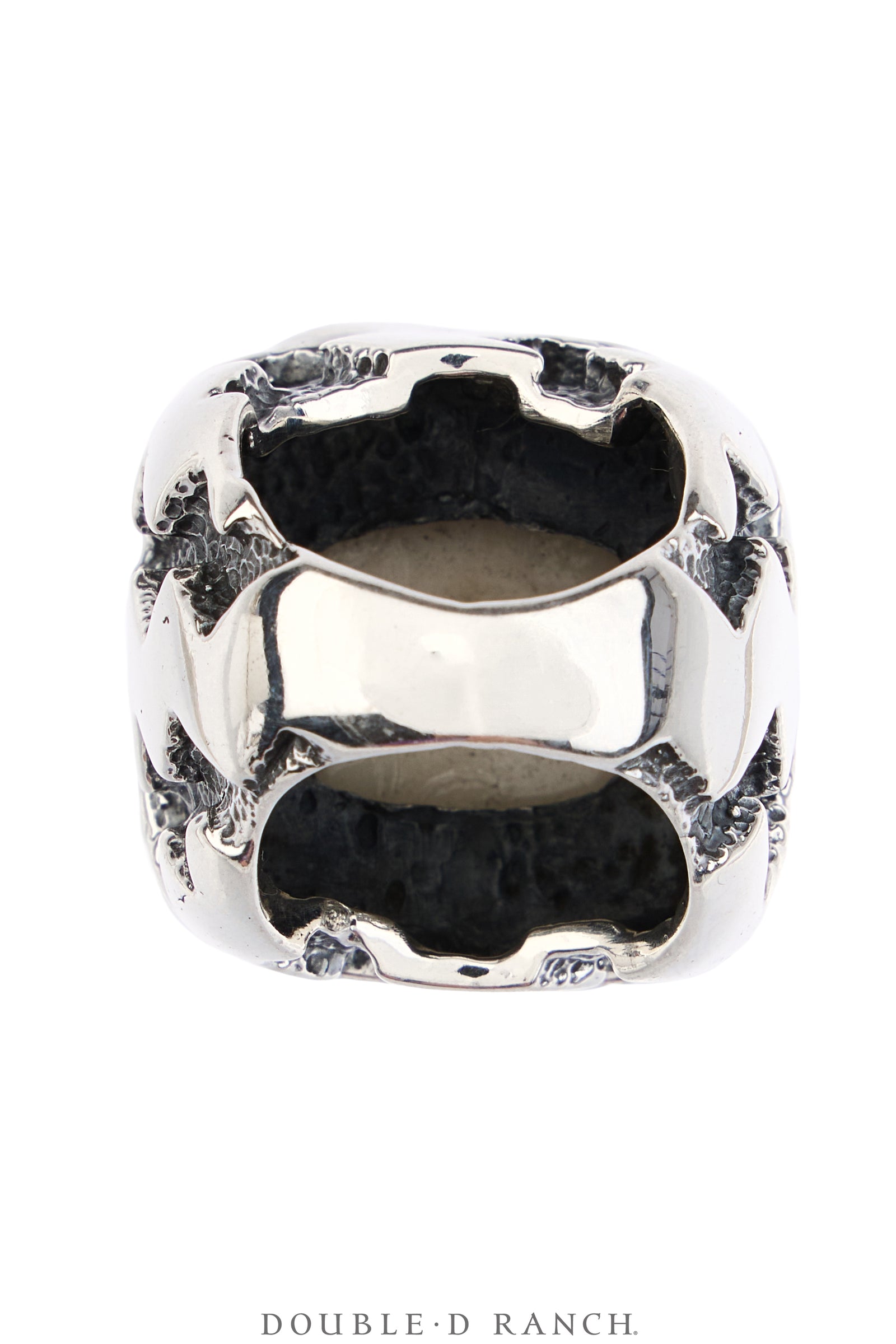 Ring, Dian Malouf, Statement, Railroad China, Union Jack, Hallmark, Contemporary, 1964B
