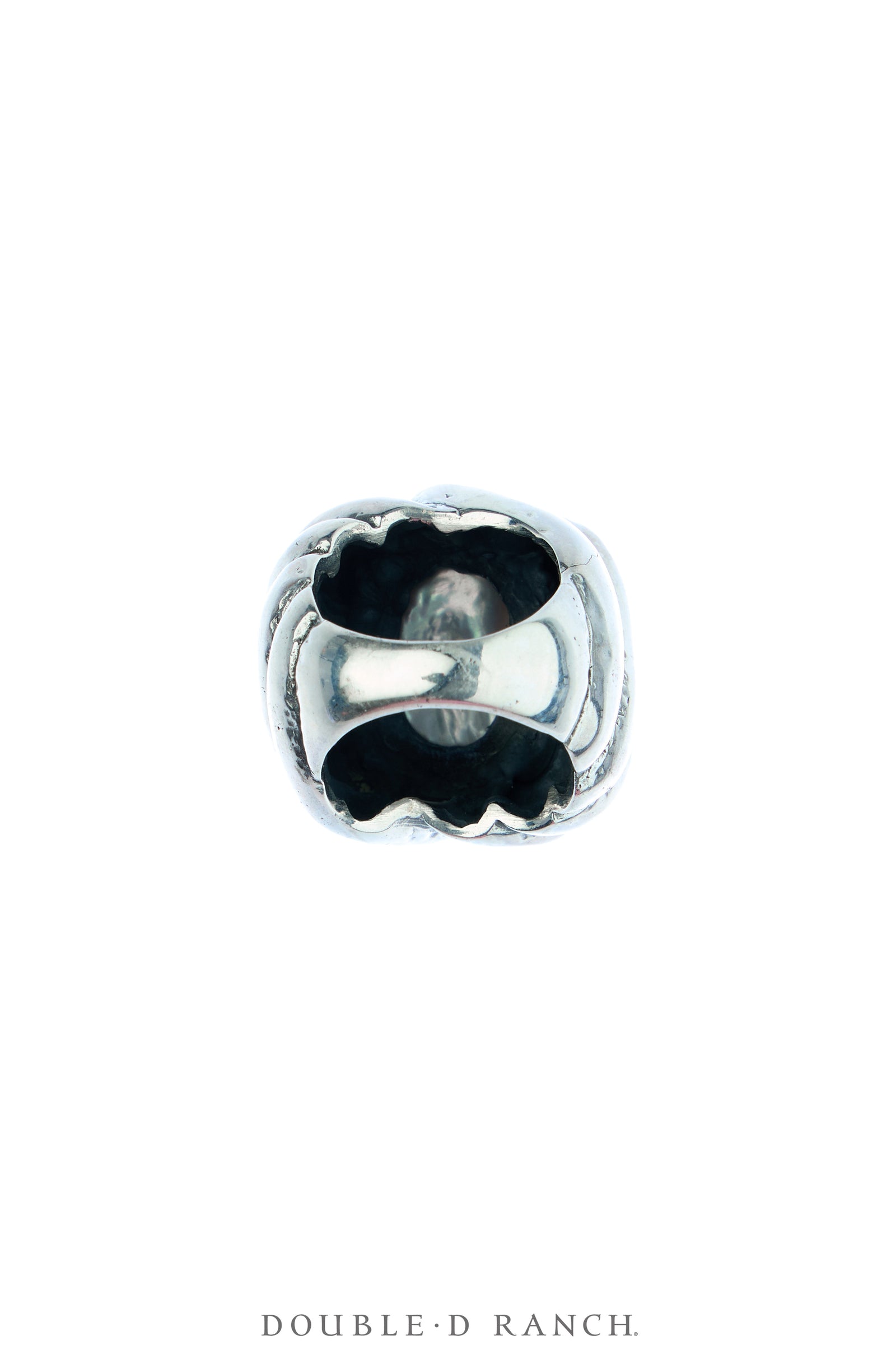 Ring, Dian Malouf, Mother of Pearl, Sterling Silver, Contemporary, 1971