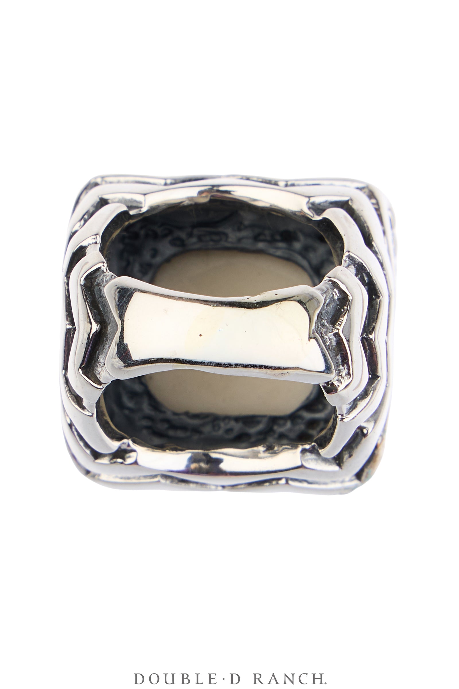 Ring, Dian Malouf, Statement, Railroad China, Union Jack, Hallmark, Contemporary, 1973B