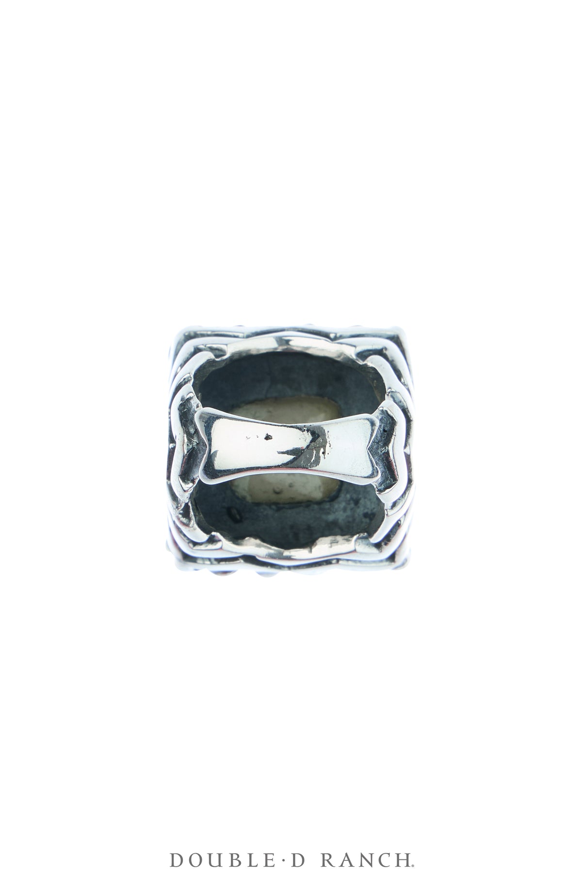 Ring, Dian Malouf, Statement, Railroad China, Union Jack, Hallmark, Contemporary, 1973