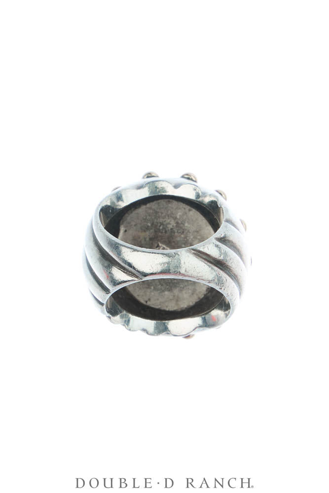 Ring, Dian Malouf, Statement, Sterling Silver, Gold,  Contemporary,1974